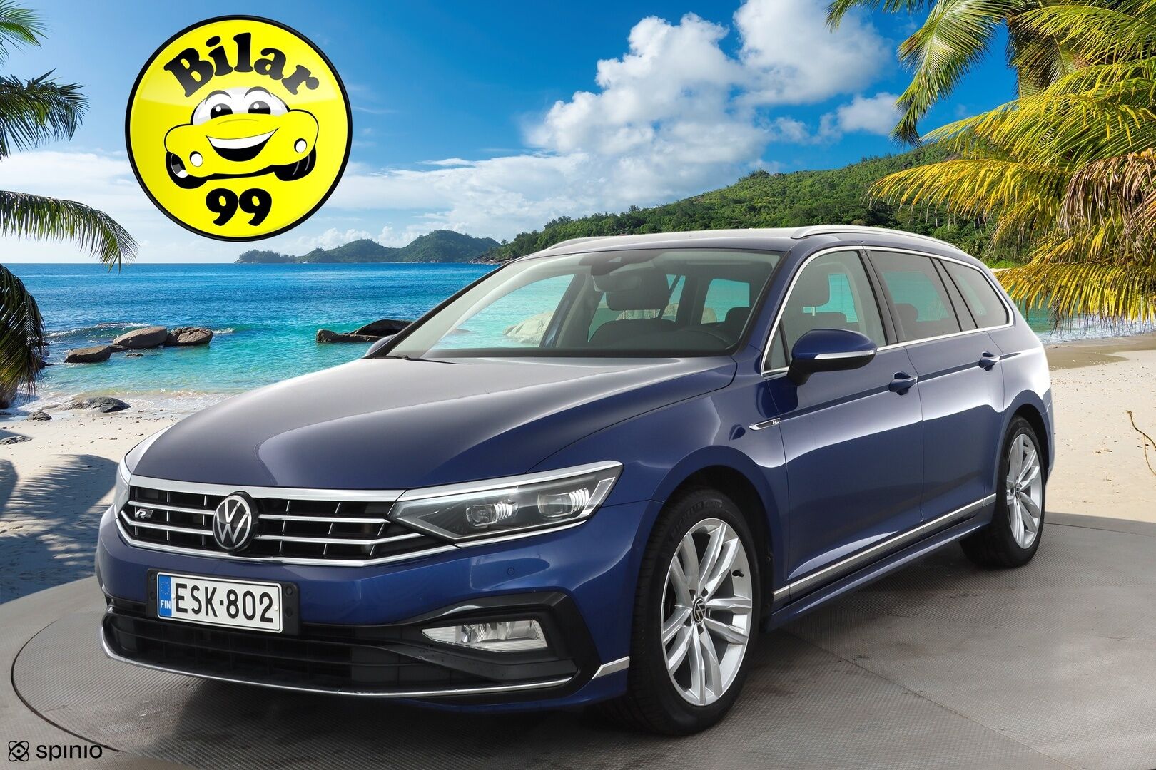 Volkswagen Passat 2022 Variant R-Line Business 2,0 TDI EVO SCR 110 kW DSG * ACC / IQ-Light / Webasto / Koukku / P.Kamera / Ergo comfort penkki / Apple&Android / Keyless * - 1.Om Suomi-auto / Kahdet Renkaat - HULLUT AVAJAISHULINAT KORKOTARJOUS 3,29 %