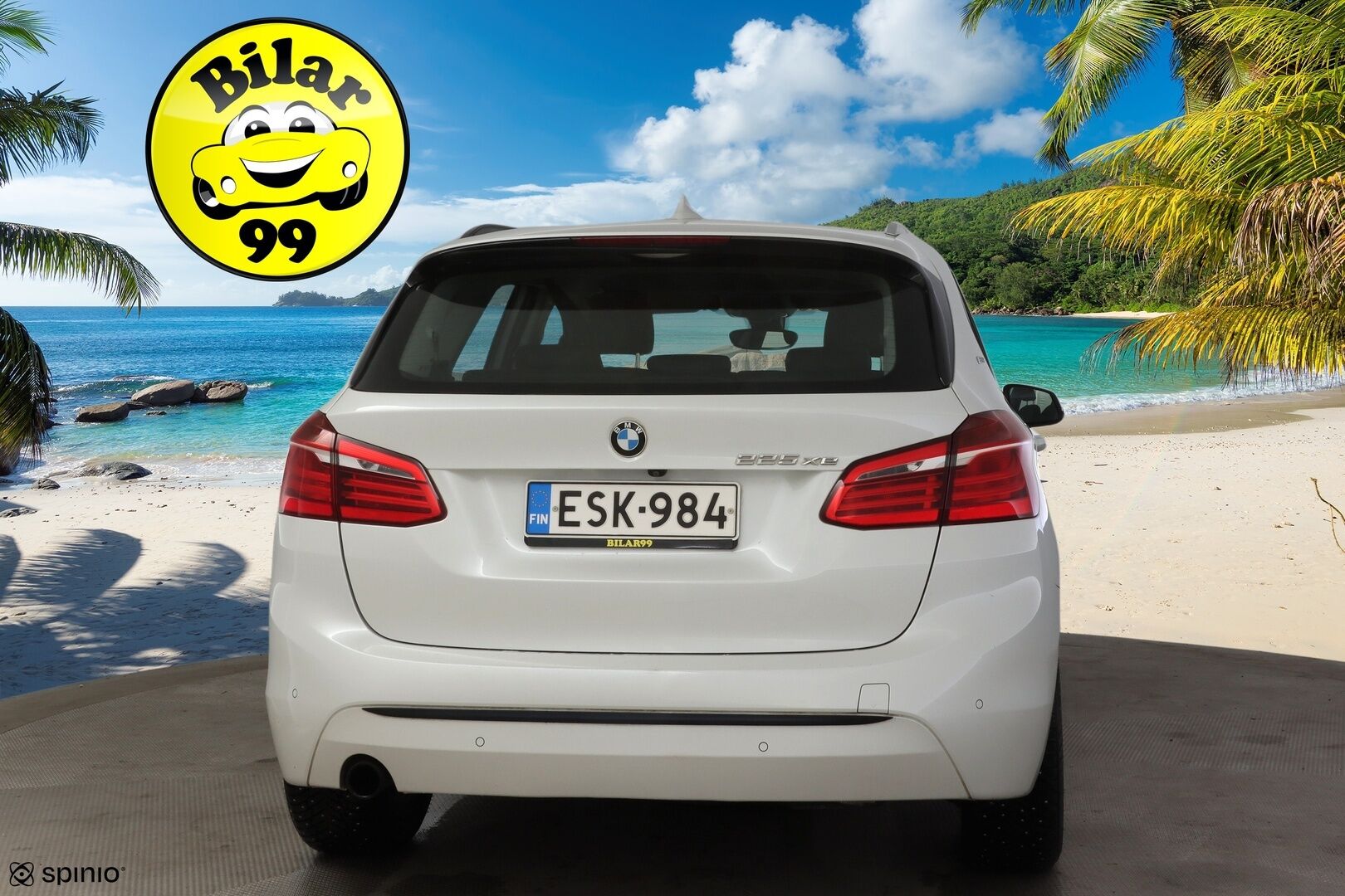 BMW 225 2016 F45 Active Tourer 225xe A Sport Sport Line * ACC / P. kamera / HiFi / HUD / Xenon / Sähkökontti * - Kahdet renkaat alumiinivanteilla!