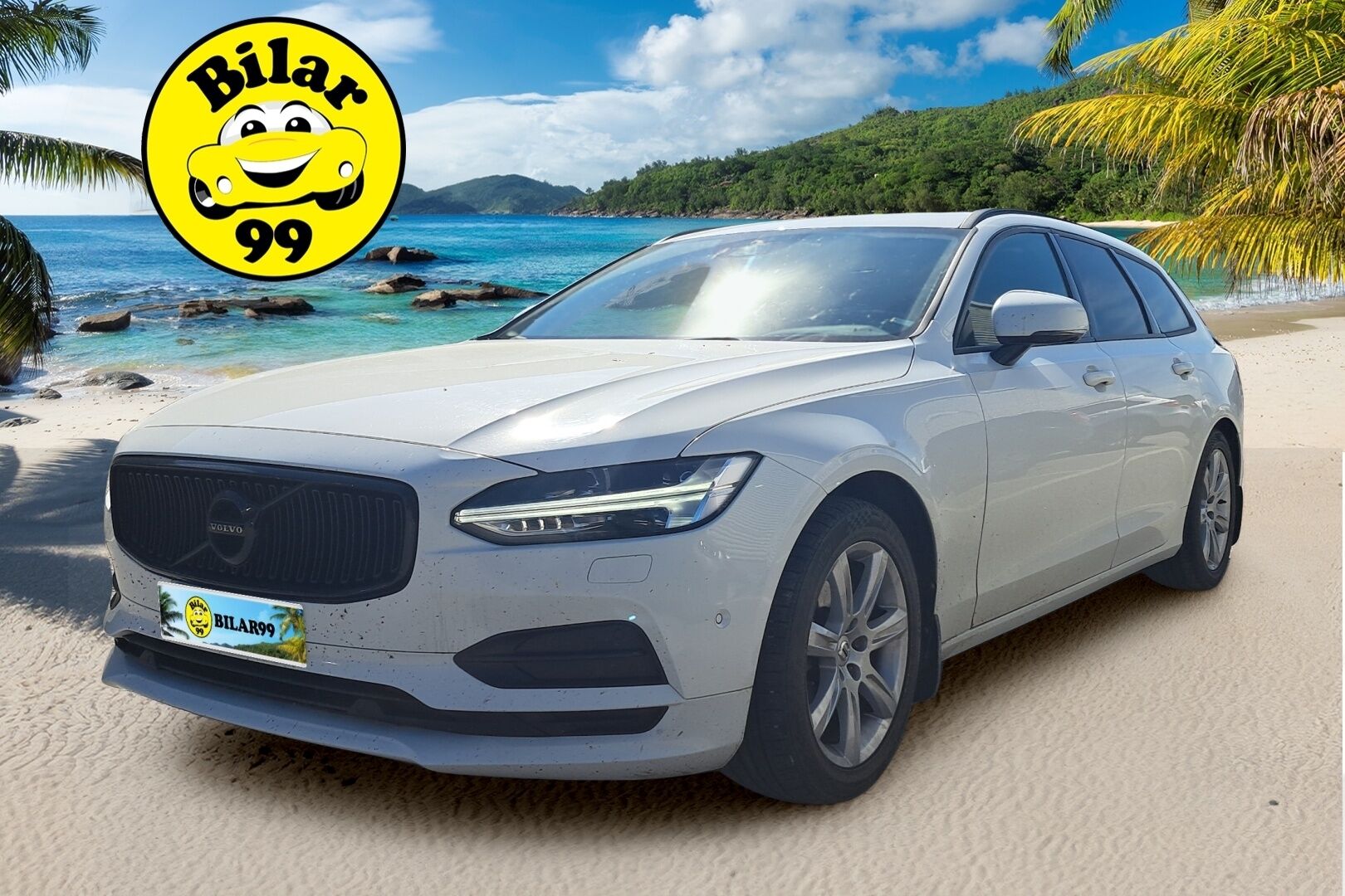 Volvo V90 2017 D3 Business aut - Webasto | Adapt.Vakkari | Vetokoukku | LED | Pilot Assist | High Perf Audio | Sensus Navi | Adapt.LED | Näyttävä!