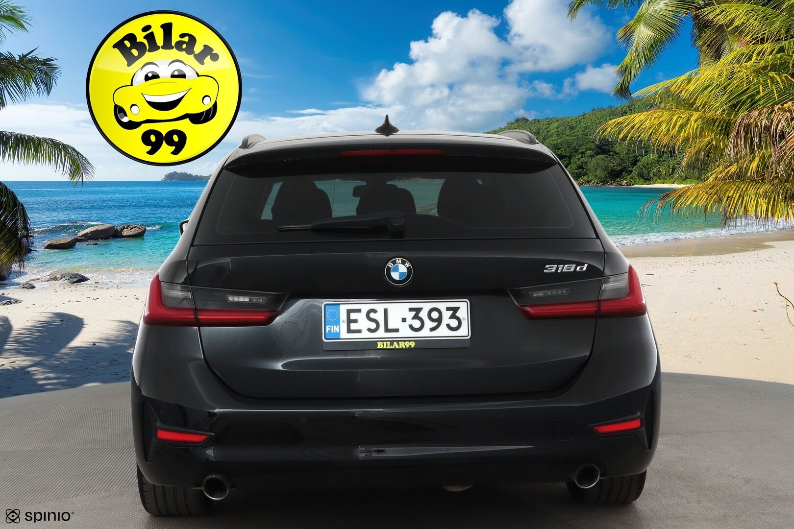 BMW 318 2020 G21 Touring 318d A Business MHEV *Vetokoukku / LED / Sporttipenkit / Tutkat / Kaistavahti* - Kahdet alumiinivanteet / 1-om. Suomi-auto / Merkkihuollettu / Seuraava huolto 2027