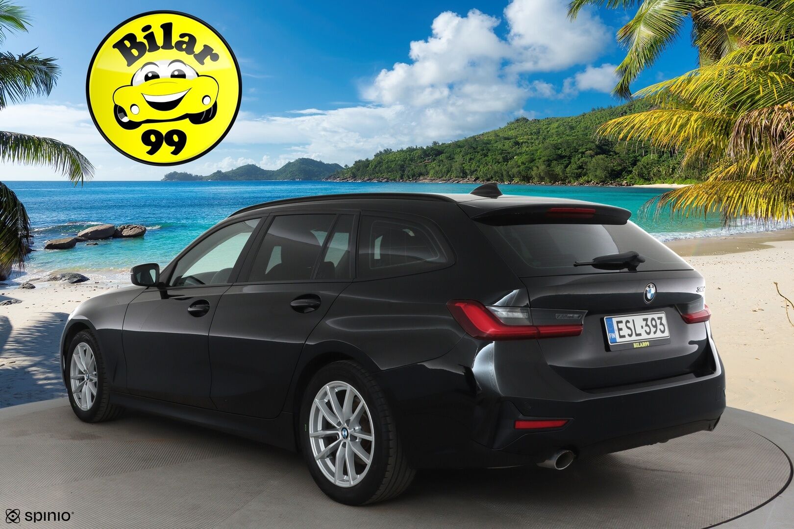 BMW 318 2020 G21 Touring 318d A Business **1-om Suomi-auto / Koukku / LED-valot / Sporttipenkit / P.Tutkat / Kaistavahti - Kahdet Renkaat