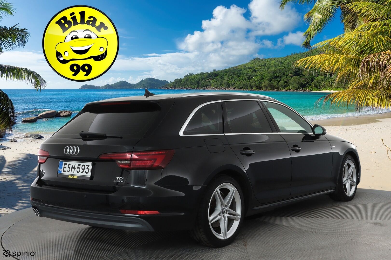 Audi A4 2018 Avant Business Sport Comfort S line Edition 2,0TDI quattro S tronic **Webasto / Koukku / LED / ACC / Sporttipenkit** - P.Tutkat