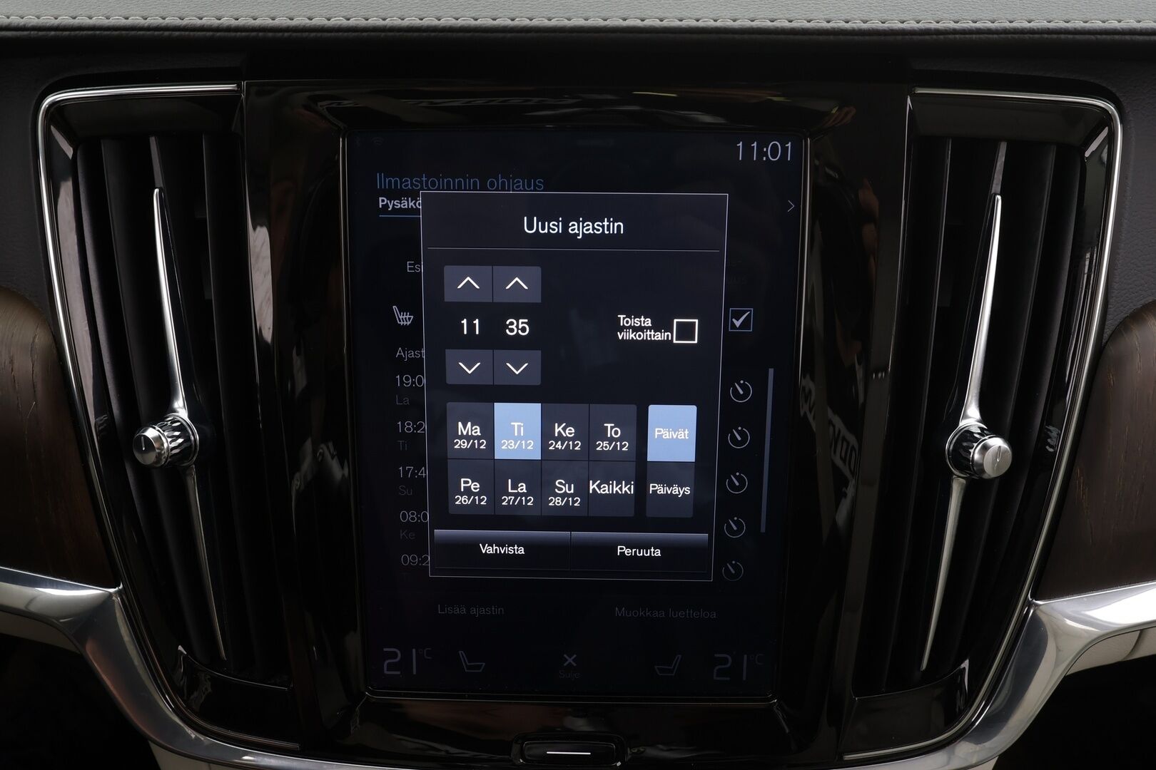 Volvo V90 2021 T6 TwE AWD Inscription aut * ACC / P.kamera / LED / Navi / Muistipenkit / Webasto / Vaaleat nahat / BLIS * - 1.Om Suomi-auto / Akku kuntotarkastettu / Kahdet renkaat aluvanteilla / Merkkihuollettu