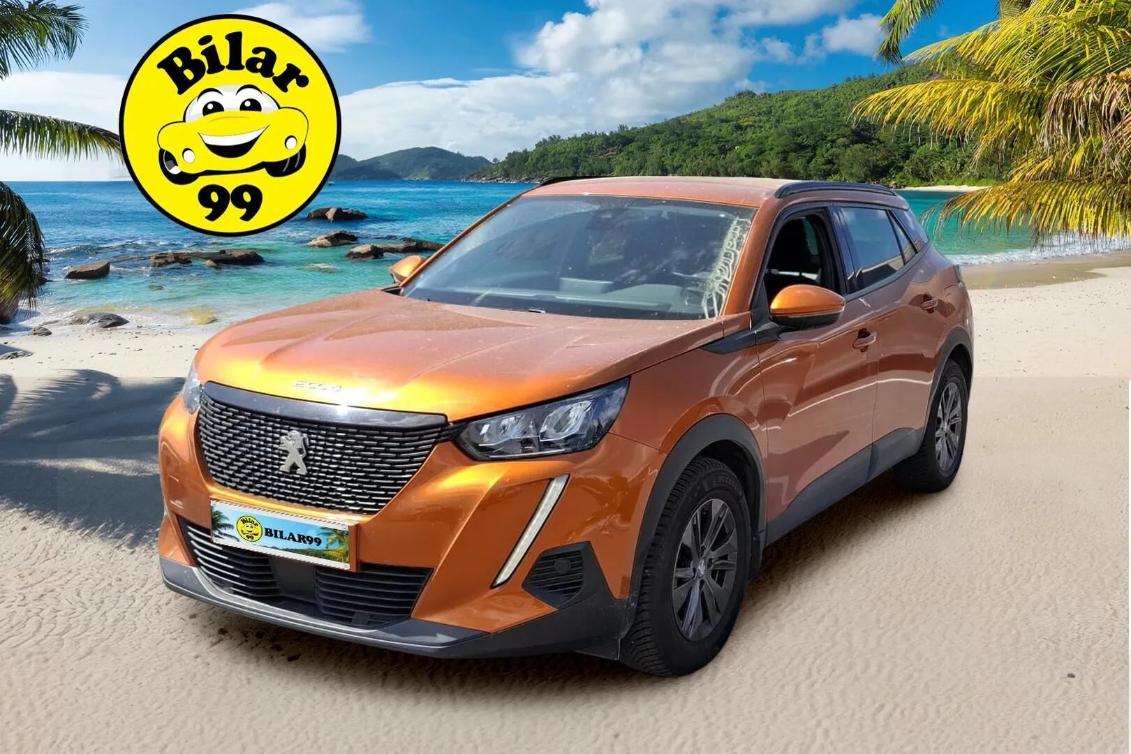 Peugeot 2008 2021 Active PureTech 130 EAT8-automaatti - | Lohko | Vakkari | LED | P.tutka | Merkkiliikkeen huoltokirja | Hihna tehty 2025