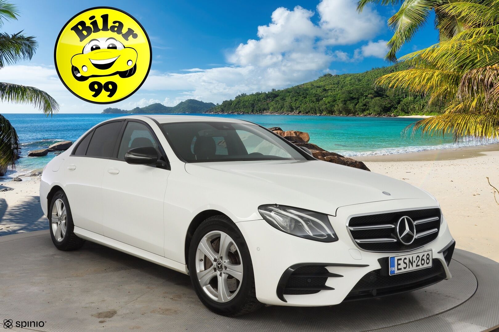 Mercedes-Benz E 2017 220d T A Premium Business AMG *LED-High Performance / P.Kamera / Sporttipenkit / Navi / Apple&Android / Lohko* - Kahdet renkaat alumiinivantein / Juuri katsastettu / Särmät huollot