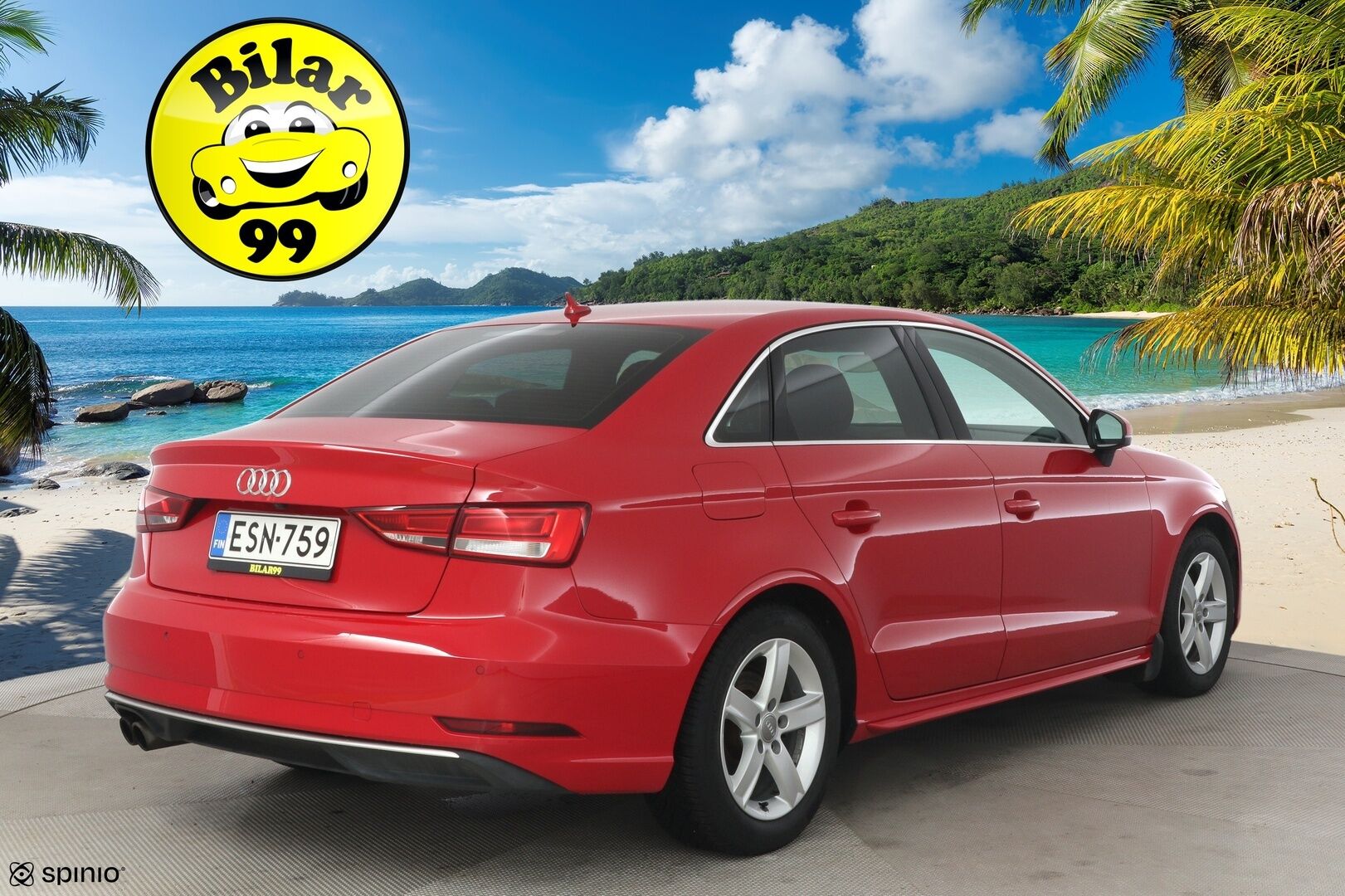 Audi A3 2018 Sedan 2,0 TFSI 140 kW quattro S tronic * P-kamera / Lohko / Suomi-auto* - 2x Renkaat / Hyvä huoltohistoria / Siisti - HULLU BLACKWEEK KORKOTARJOUS 2,49%