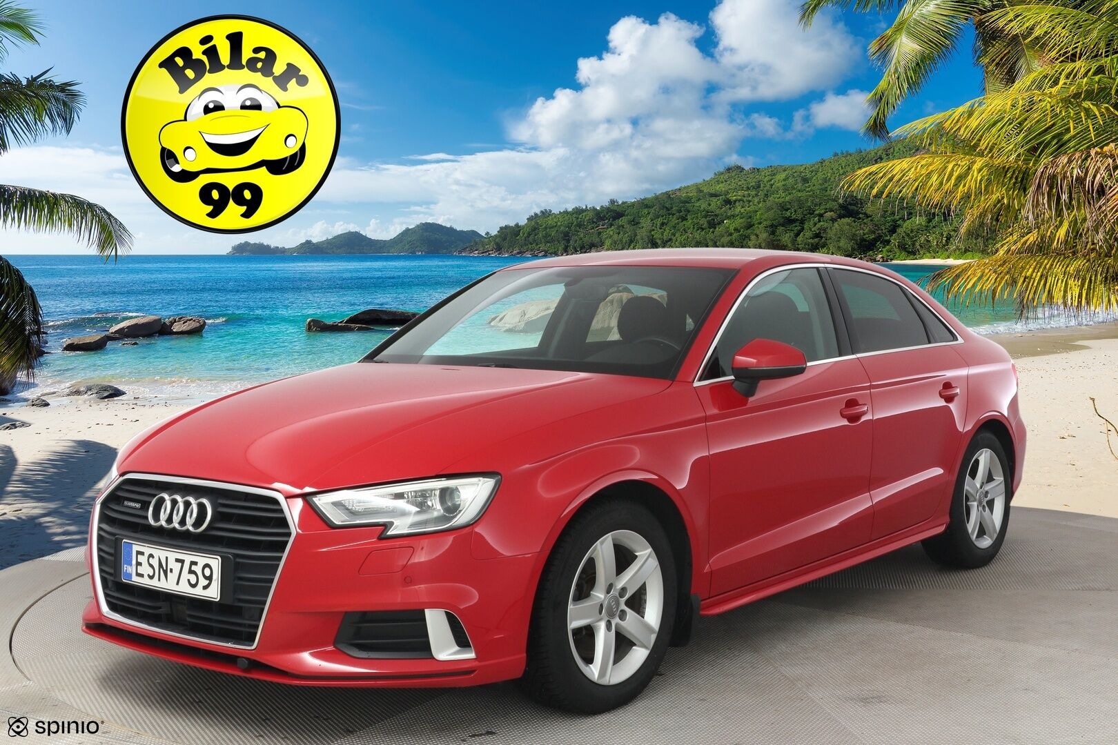 Audi A3 2018 Sedan 2,0 TFSI 140 kW quattro S tronic * P-kamera / Lohko / Suomi-auto* - 2x Renkaat / Hyvä huoltohistoria / Siisti - HULLU BLACKWEEK KORKOTARJOUS 2,49%