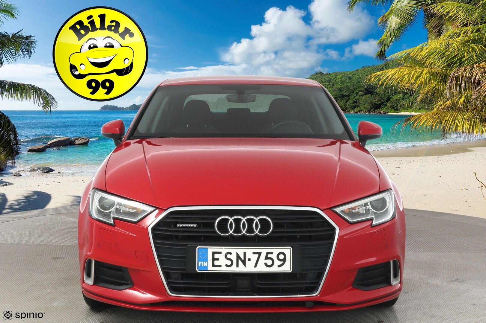 Audi A3 2018 Sedan 2,0 TFSI 140 kW quattro S tronic * P-kamera / Lohko / Suomi-auto* - 2x Renkaat / Hyvä huoltohistoria / Siisti - HULLU BLACKWEEK KORKOTARJOUS 2,49%