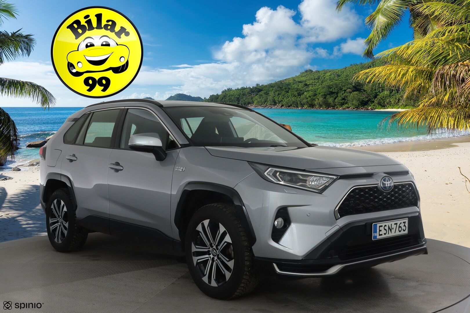 Toyota RAV4 Plug-in 2020 Hybrid 2,5 AWD-i Active * ACC / LED / P.kamera / Lohkolämmitin / Navi / Kaistavahti / Keyless * - Suomi-auto / 2x Latauskaapelit / Kahdet renkaat / Merkkihuollettu!
