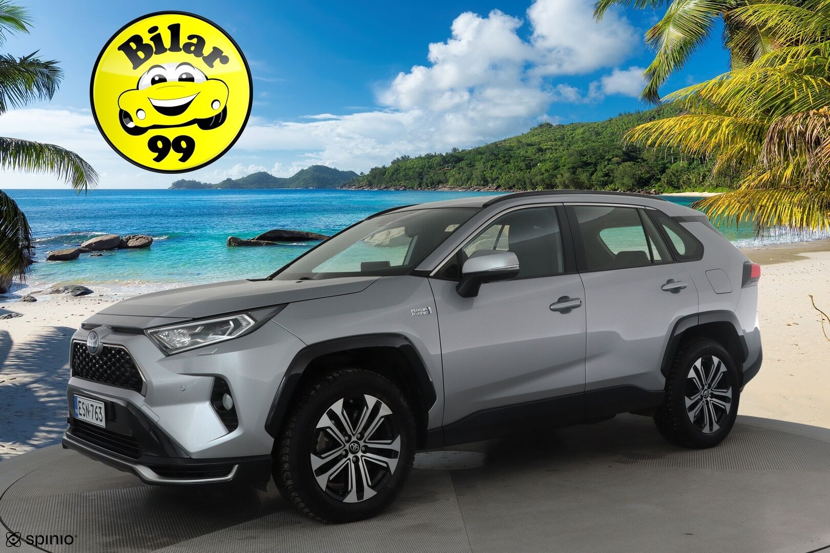 Toyota RAV4 Plug-in 2020 Hybrid 2,5 AWD-i Active * ACC / LED / P.kamera / Lohkolämmitin / Navi / Kaistavahti / Keyless * - Suomi-auto / 2x Latauskaapelit / Kahdet renkaat / Merkkihuollettu!