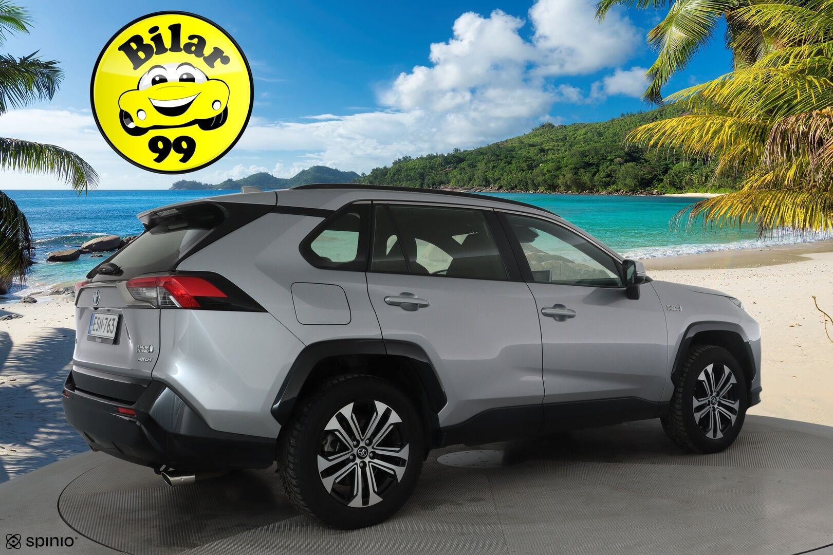 Toyota RAV4 Plug-in 2020 Hybrid 2,5 AWD-i Active * ACC / LED / P.kamera / Lohkolämmitin / Navi / Kaistavahti / Keyless * - Suomi-auto / 2x Latauskaapelit / Kahdet renkaat / Merkkihuollettu!