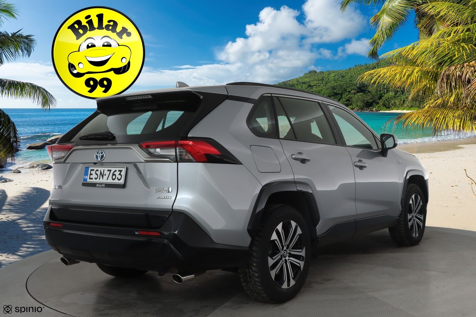 Toyota RAV4 Plug-in 2020 Hybrid 2,5 AWD-i Active * ACC / LED / P.kamera / Lohkolämmitin / Navi / Kaistavahti / Keyless * - Suomi-auto / 2x Latauskaapelit / Kahdet renkaat / Merkkihuollettu!