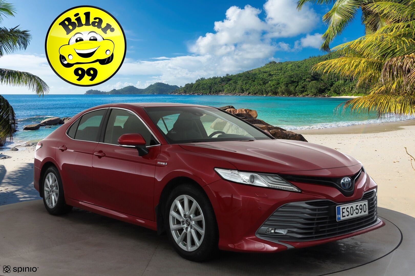 Toyota Camry 2021 2,5 Hybrid Style Edition * ACC / P.kamera / LED / Navi / Sähköpenkit / Nahat / KeylessGo / Lohkolämmitin * - Suomi-auto / Kahdet renkaat aluvanteilla / Merkkihuollettu - HULLUT BLACKWEEK JATKOT - KORKOTARJOUS 2,49%