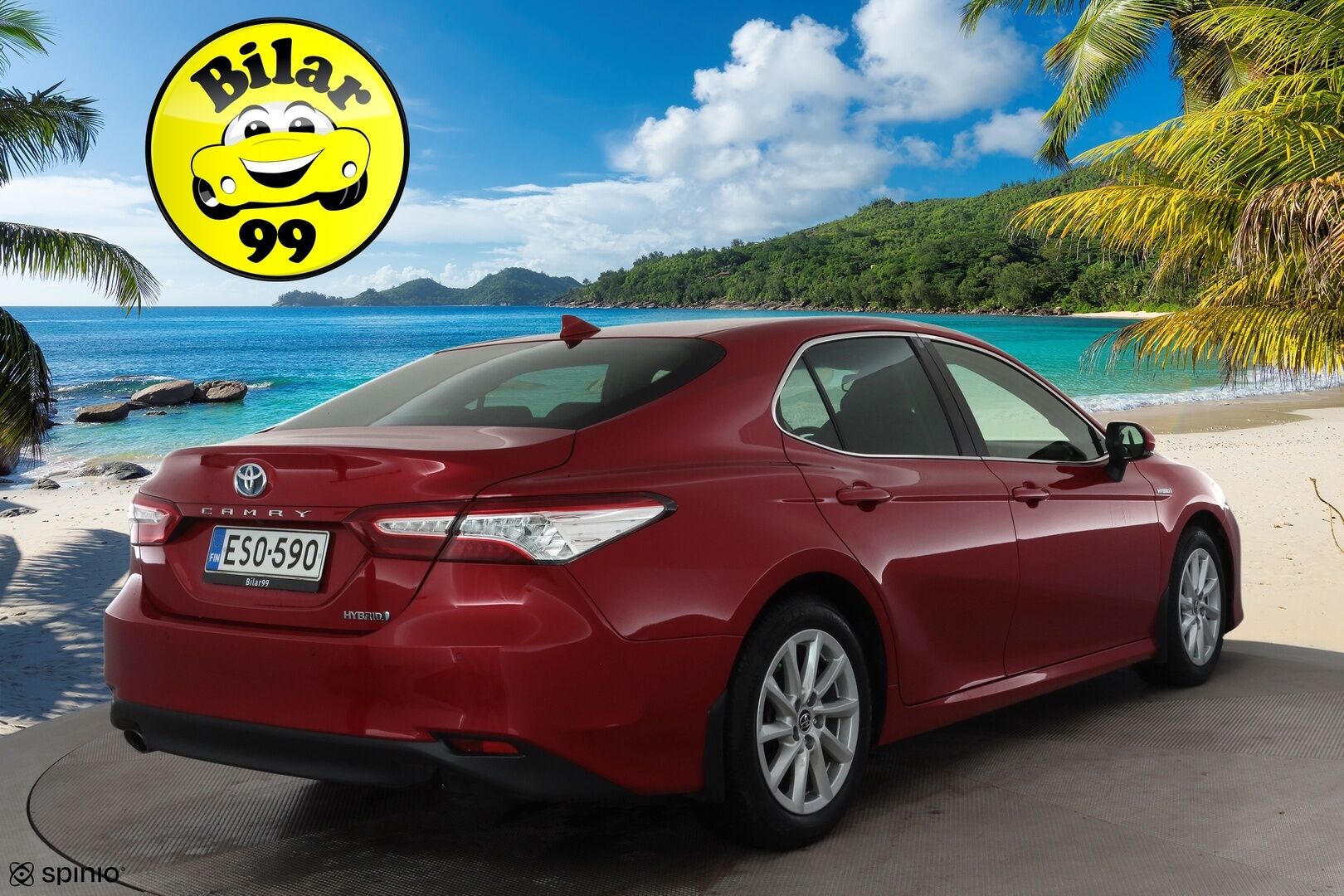 Toyota Camry 2021 2,5 Hybrid Style Edition * ACC / P.kamera / LED / Navi / Sähköpenkit / Nahat / KeylessGo / Lohkolämmitin * - Suomi-auto / Kahdet renkaat aluvanteilla / Merkkihuollettu - HULLUT BLACKWEEK JATKOT - KORKOTARJOUS 2,49%