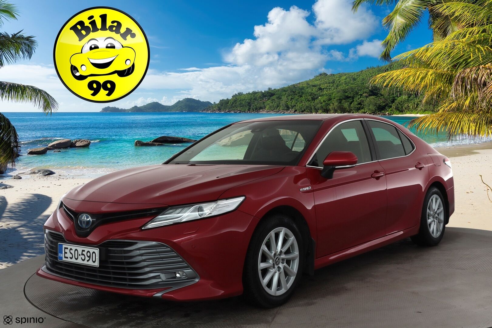 Toyota Camry 2021 2,5 Hybrid Style Edition * ACC / P.kamera / LED / Navi / Sähköpenkit / Nahat / KeylessGo / Lohkolämmitin * - Suomi-auto / Kahdet renkaat aluvanteilla / Merkkihuollettu - HULLUT BLACKWEEK JATKOT - KORKOTARJOUS 2,49%
