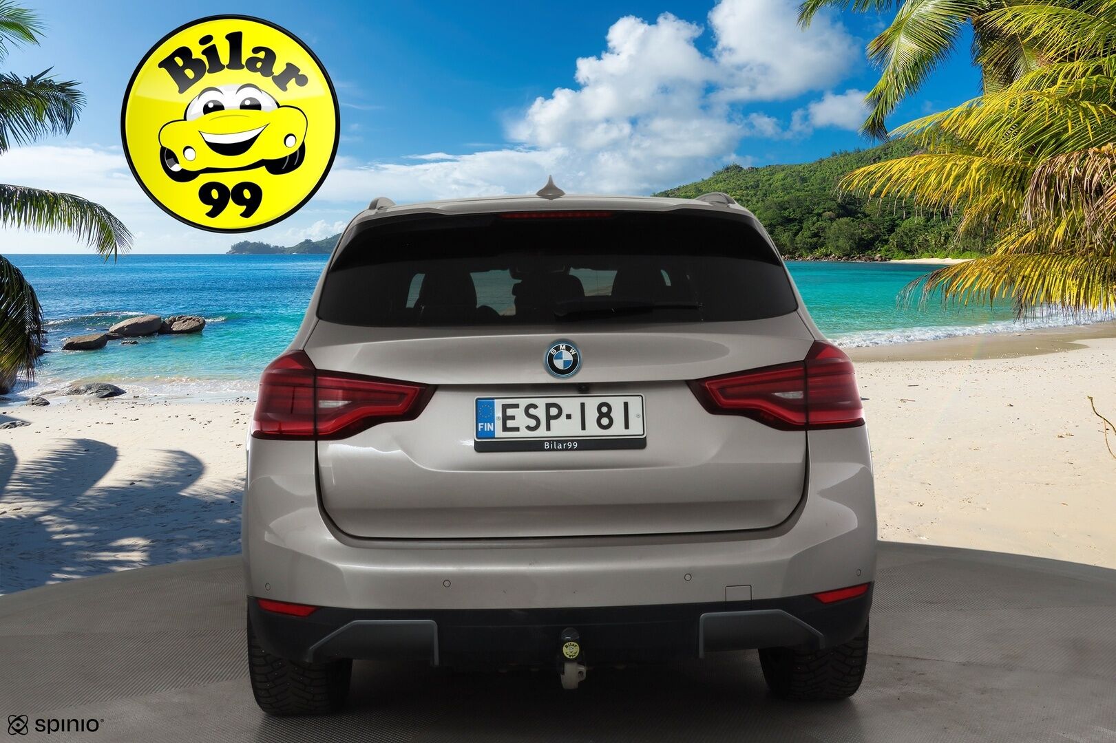 BMW iX3 2021 G08 Charged Plus * ACC / HUD / 360° / Adapt.LED / Panorama / Muistipenkki / Koukku / H&K / Comfort Access / Ruskeat nahat * - SoH 95,3% / Suomi-auto / Kahdet renkaat aluvanteilla / Merkkihuollettu / Supervarusteet