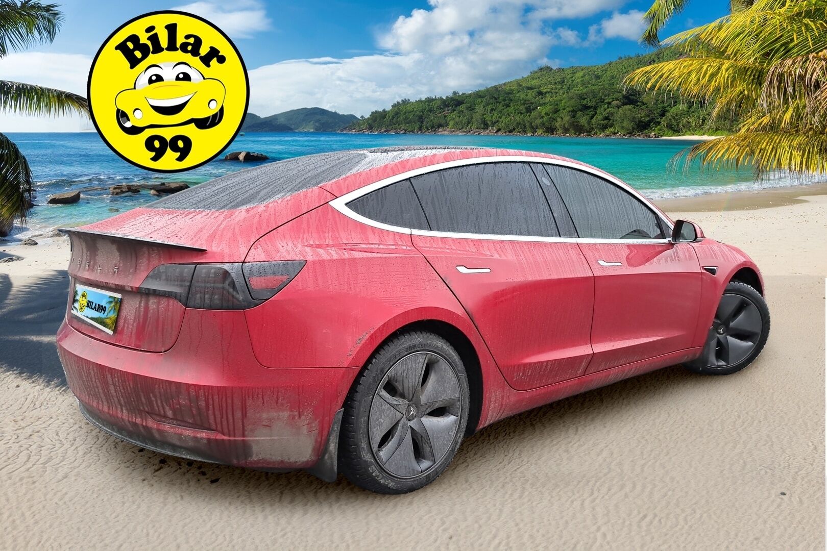 Tesla Model 3 2020 Standard Range Plus *EAP / Premium Audio / Koukku / Lisälämmitin / Metalliväri / Nahkapenkit* - Juuri Katsastettu / 2x Vanteet ja renkaat / puhelimen langaton lataus / Uudet kesärenkaat - HULLU BLACKWEEK KORKOTARJOUS 2,49%