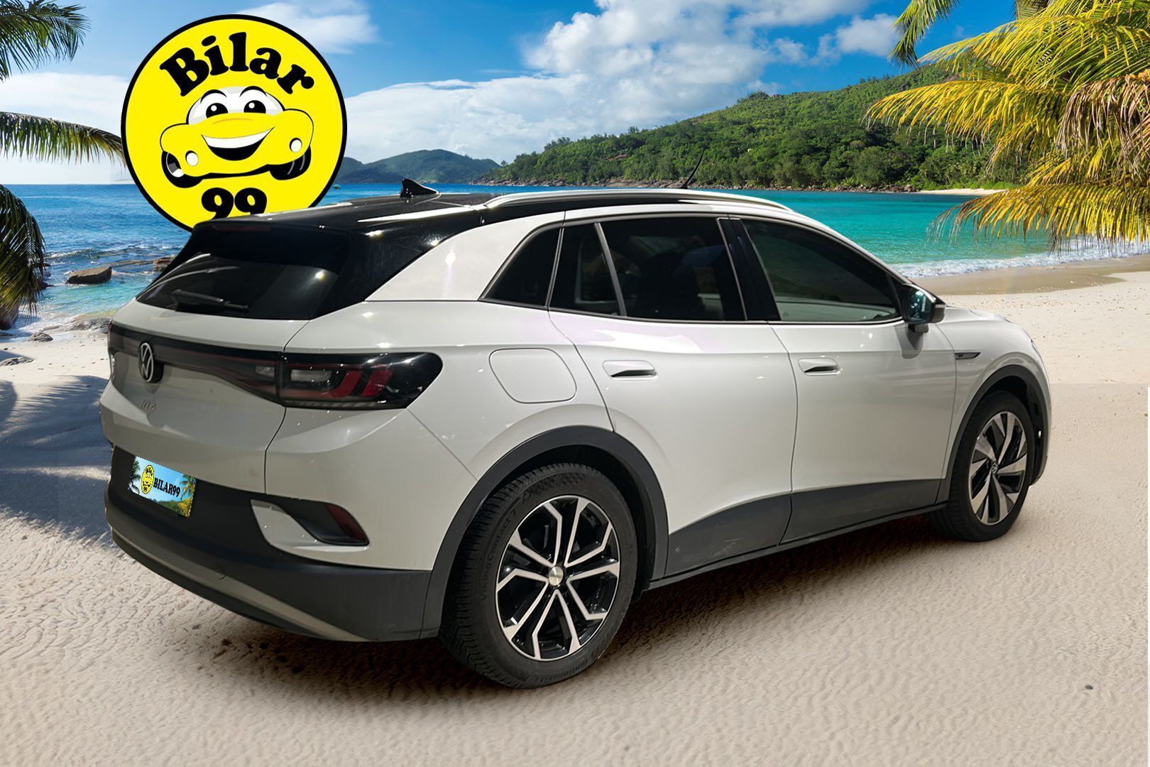 Volkswagen ID.4 2021 Pro Performance 1ST 150 kW, akku 77 kWh * 1OM Suomiauto / Lämpöpumppu / Vetokoukku / Adapt.Vakkari / Travel Assist - Adapt.LED / Nahka-Alcantara / Peruutuskamera / Huippuvarusteet!