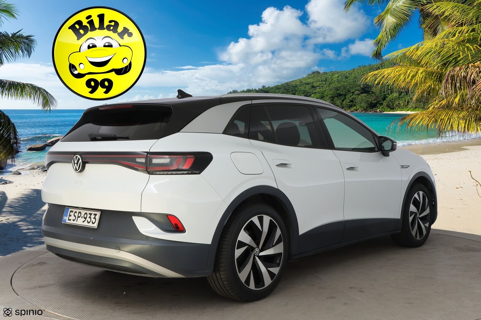 Volkswagen ID.4 2021 Pro Performance 1ST 150 kW, akku 77 kWh * 1OM Suomiauto / Lämpöpumppu / Vetokoukku / Adapt.Vakkari / Travel Assist - Adapt.LED / Nahka-Alcantara / Peruutuskamera / Huippuvarusteet!