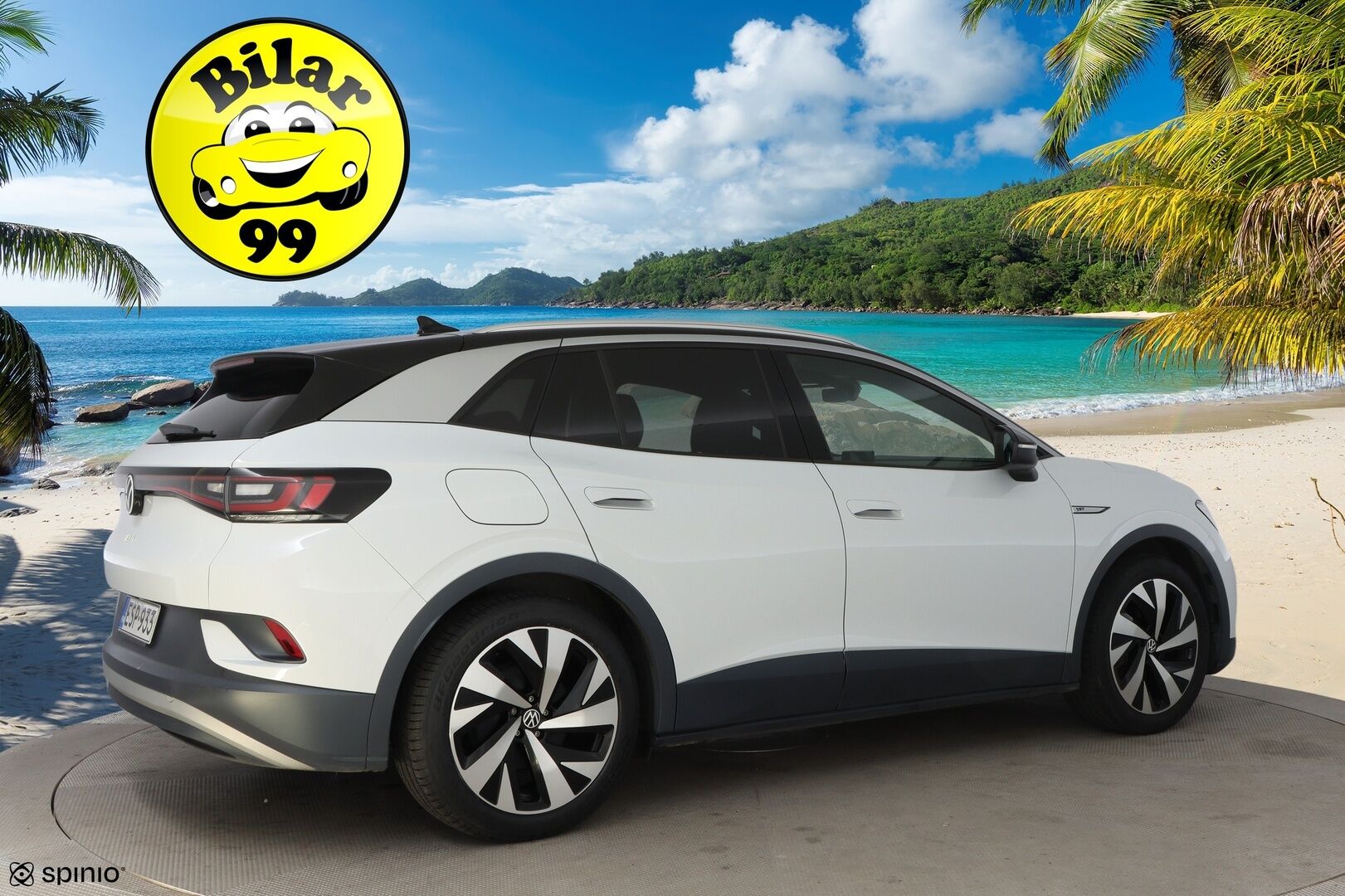 Volkswagen ID.4 2021 Pro Performance 1ST 150 kW, akku 77 kWh * 1OM Suomiauto / Lämpöpumppu / Vetokoukku / Adapt.Vakkari / Travel Assist - Adapt.LED / Nahka-Alcantara / Peruutuskamera / Huippuvarusteet!