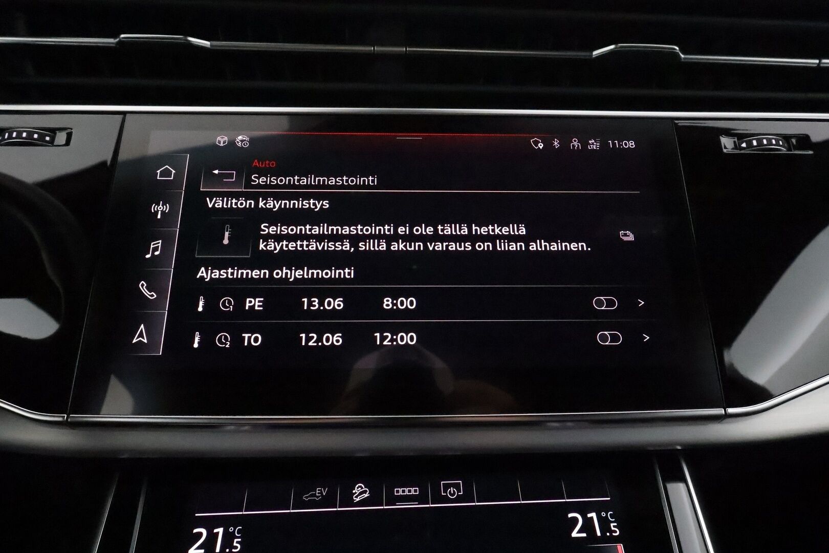 Audi Q7 2021 Business S line 60 TFSI e quattro **Adapt. vakkari / Ilma-alusta / Matrix LED / Sporttipenkit / P.kamera / Koukku** - Black Optic - paketti / 1-om. Suomi-auto / Merkkihuollettu