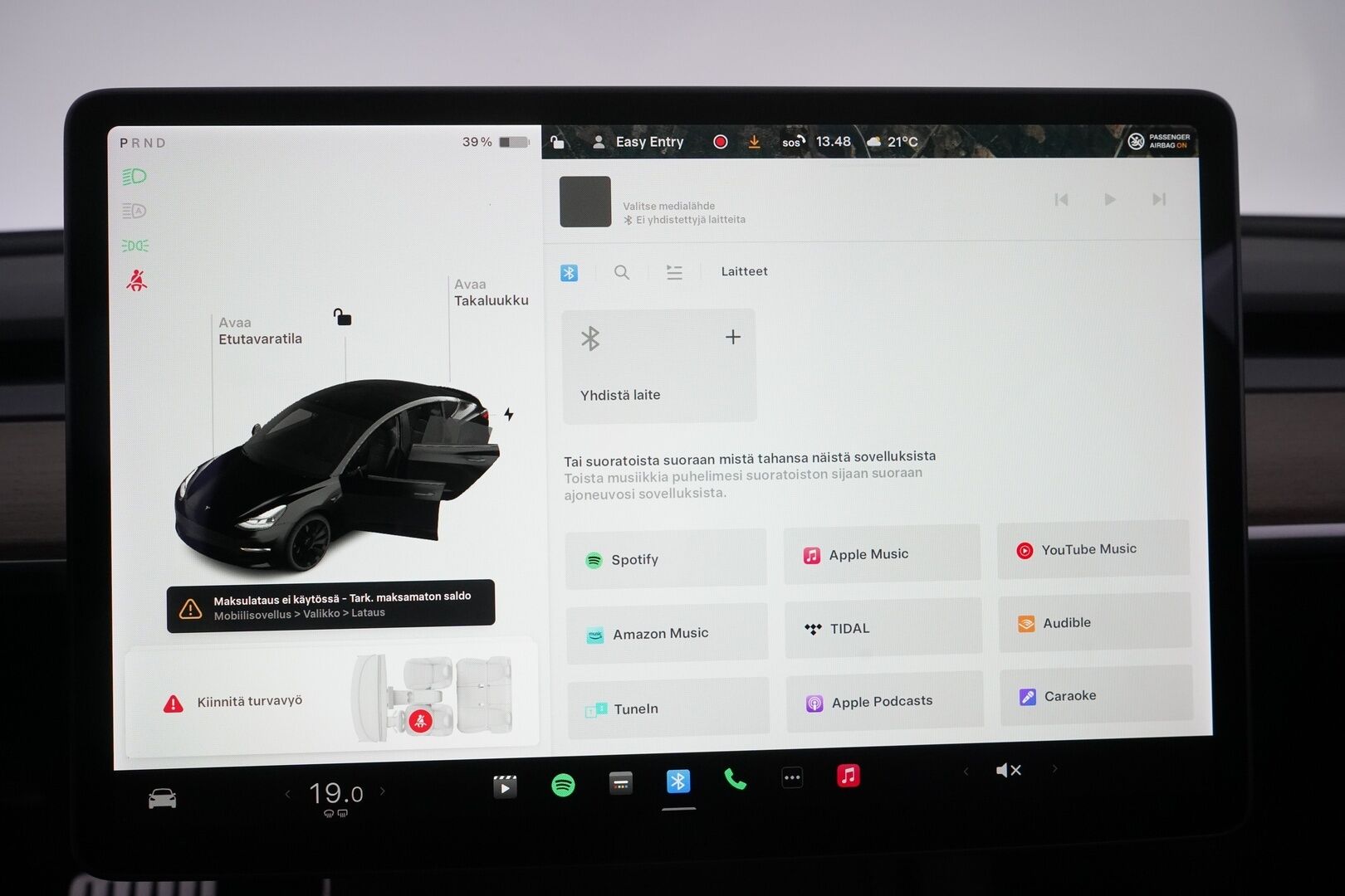 Tesla Model 3 2021 Performance * ACC / Lämpöpumppu / Premium Audio / Uberturbine * - Suomi-auto / Refresh