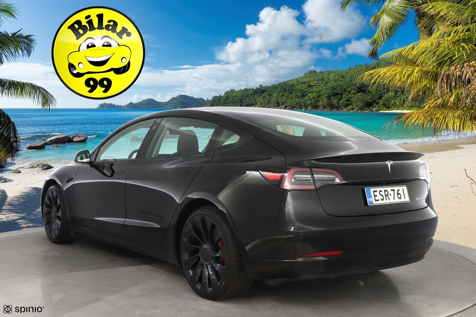 Tesla Model 3 2021 Performance * ACC / Lämpöpumppu / Premium Audio / Uberturbine * - Suomi-auto / Refresh