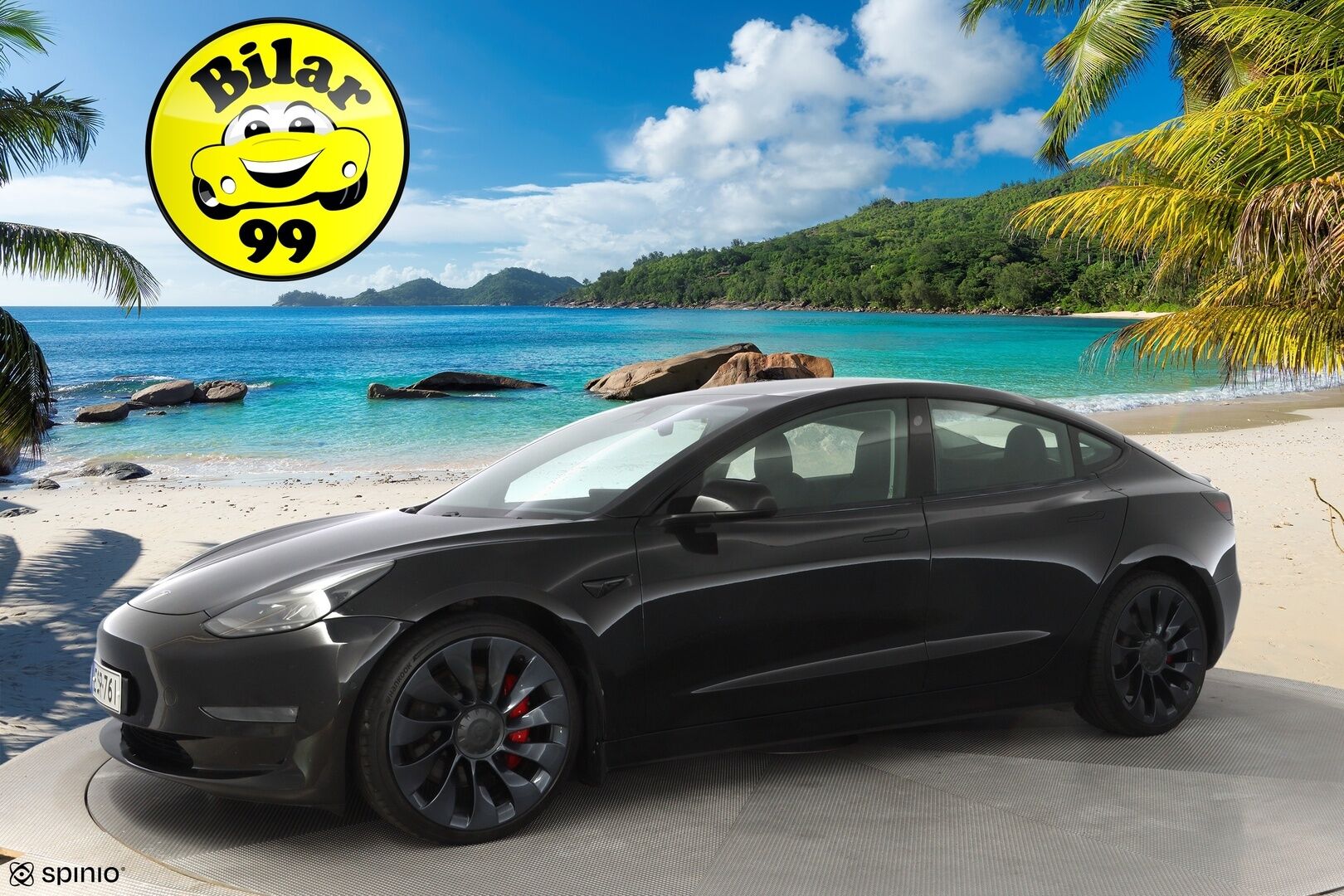 Tesla Model 3 2021 Performance * ACC / Lämpöpumppu / Premium Audio / Uberturbine * - Suomi-auto / Refresh