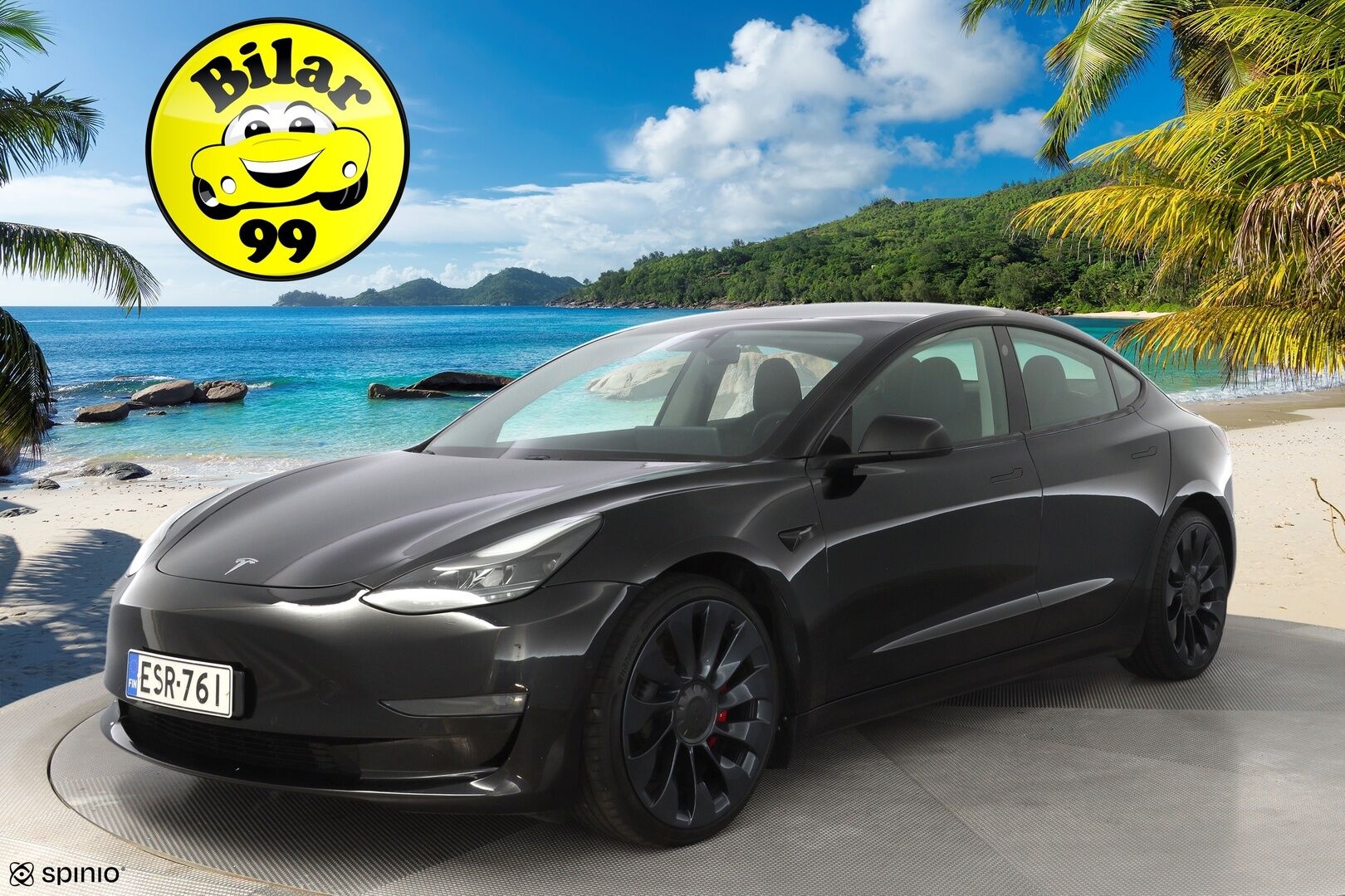 Tesla Model 3 2021 Performance * ACC / Lämpöpumppu / Premium Audio / Uberturbine * - Suomi-auto / Refresh