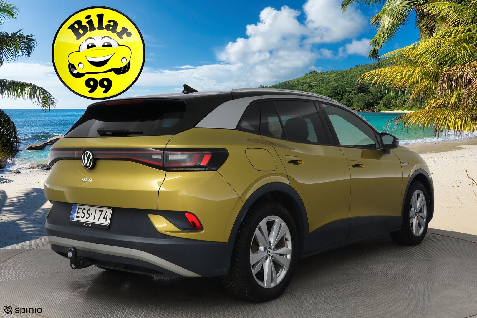 Volkswagen ID.4 2021 Pro Performance 150 KW *Lämpöpumppu / Adapt.Vakkari / Vetokoukku / Peruutuskamera / Nahka-Alcantara / Suomiauto* - Merkkihuollettu!