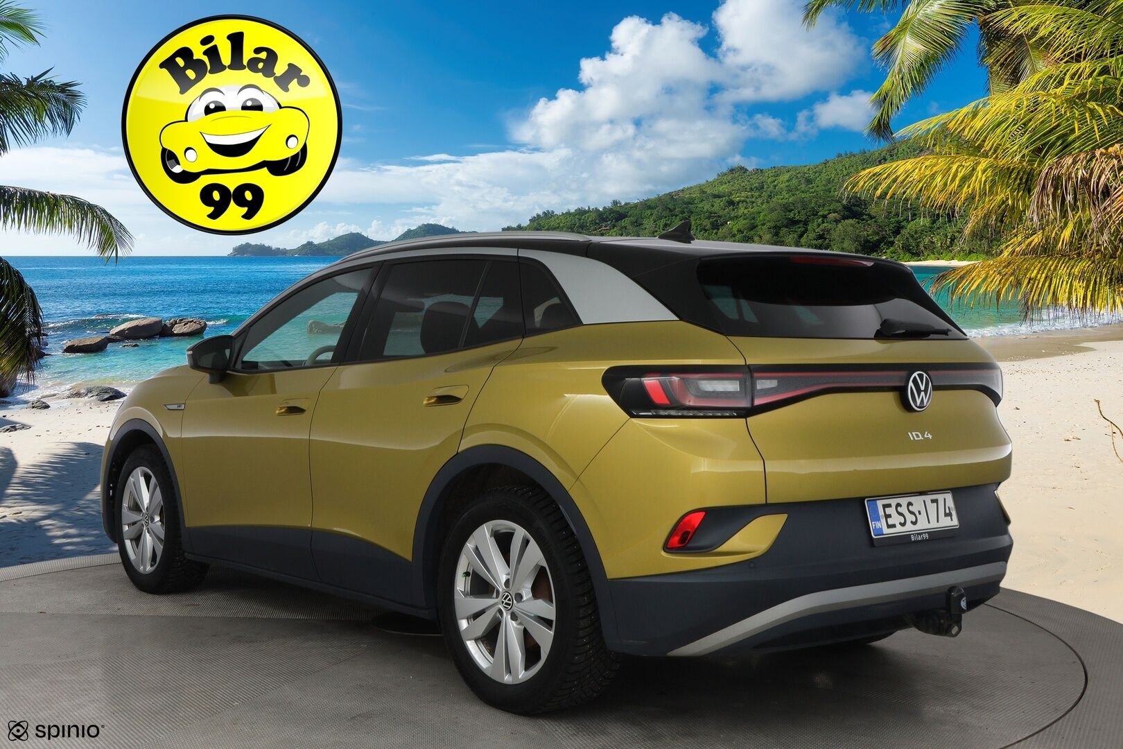 Volkswagen ID.4 2021 Pro Performance 150 KW *Lämpöpumppu / Adapt.Vakkari / Vetokoukku / Peruutuskamera / Nahka-Alcantara / Suomiauto* - Merkkihuollettu!