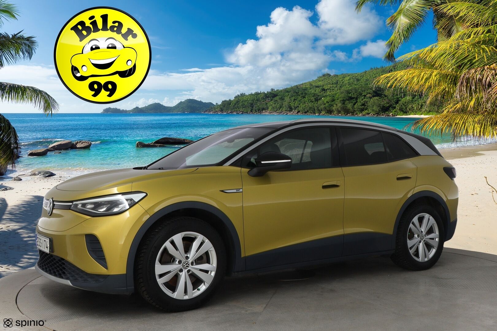 Volkswagen ID.4 2021 Pro Performance 150 KW *Lämpöpumppu / Adapt.Vakkari / Vetokoukku / Peruutuskamera / Nahka-Alcantara / Suomiauto* - Merkkihuollettu!