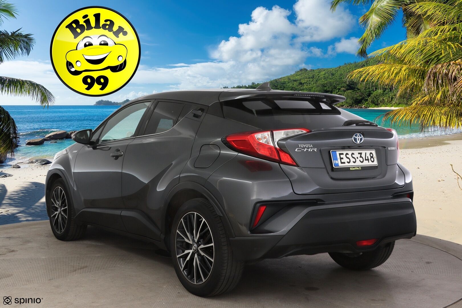 Toyota C-HR 2018 TOYOTA C-HR Viistoperä (AB) 4ov 1798cm3 * / Adapt. Vakkari / Lane-assist / P-kamera / Lohko / Siisti!! / * - Hyvällä pidolla pysynyt / Upea metalliväri & kahdet hyvät renkaat! / 