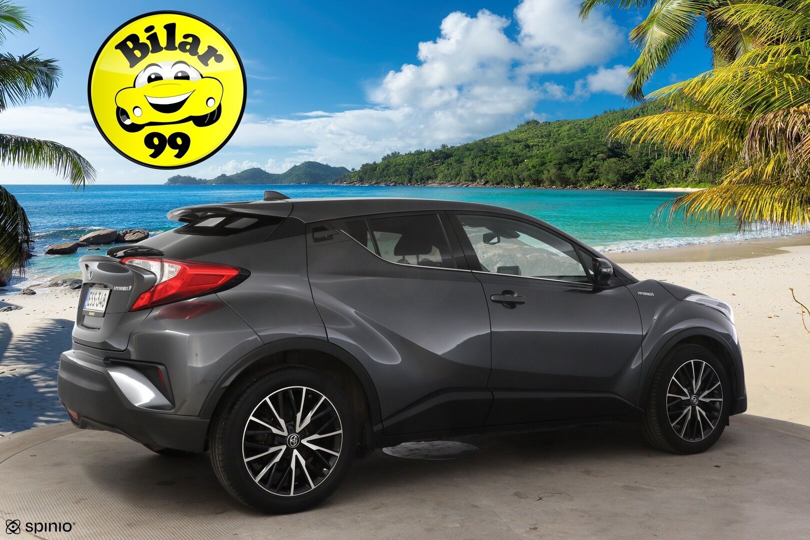 Toyota C-HR 2018 TOYOTA C-HR Viistoperä (AB) 4ov 1798cm3 * / Adapt. Vakkari / Lane-assist / P-kamera / Lohko / Siisti!! / * - Hyvällä pidolla pysynyt / Upea metalliväri & kahdet hyvät renkaat! / 