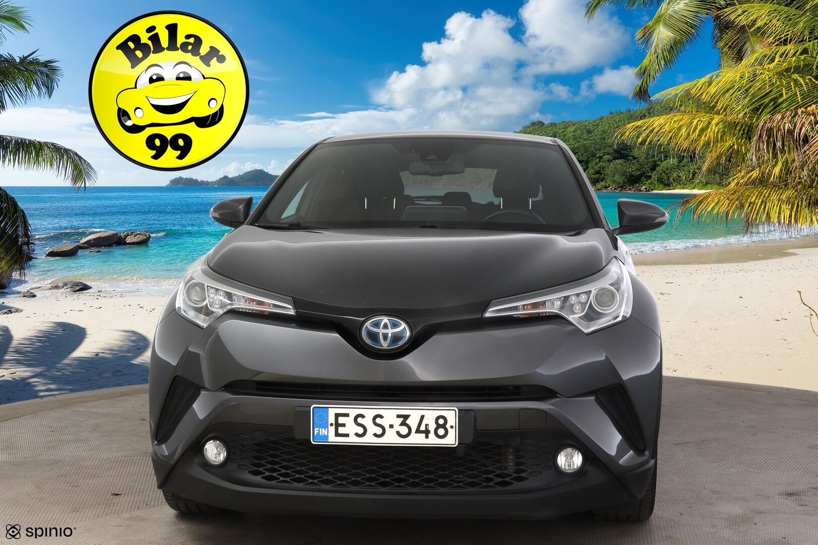 Toyota C-HR 2018 TOYOTA C-HR Viistoperä (AB) 4ov 1798cm3 * / Adapt. Vakkari / Lane-assist / P-kamera / Lohko / Siisti!! / * - Hyvällä pidolla pysynyt / Upea metalliväri & kahdet hyvät renkaat! / 