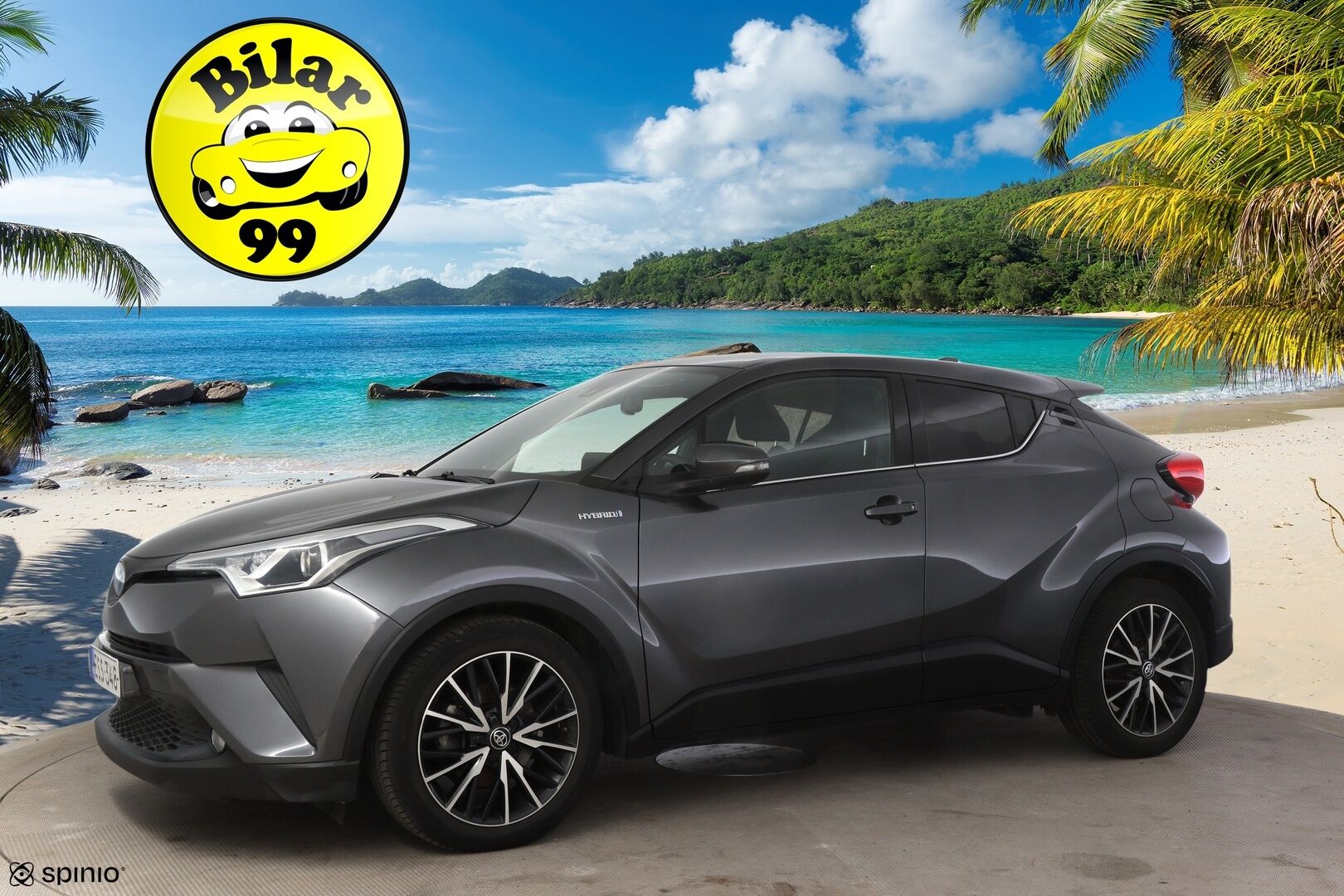 Toyota C-HR 2018 TOYOTA C-HR Viistoperä (AB) 4ov 1798cm3 * / Adapt. Vakkari / Lane-assist / P-kamera / Lohko / Siisti!! / * - Hyvällä pidolla pysynyt / Upea metalliväri & kahdet hyvät renkaat! / 