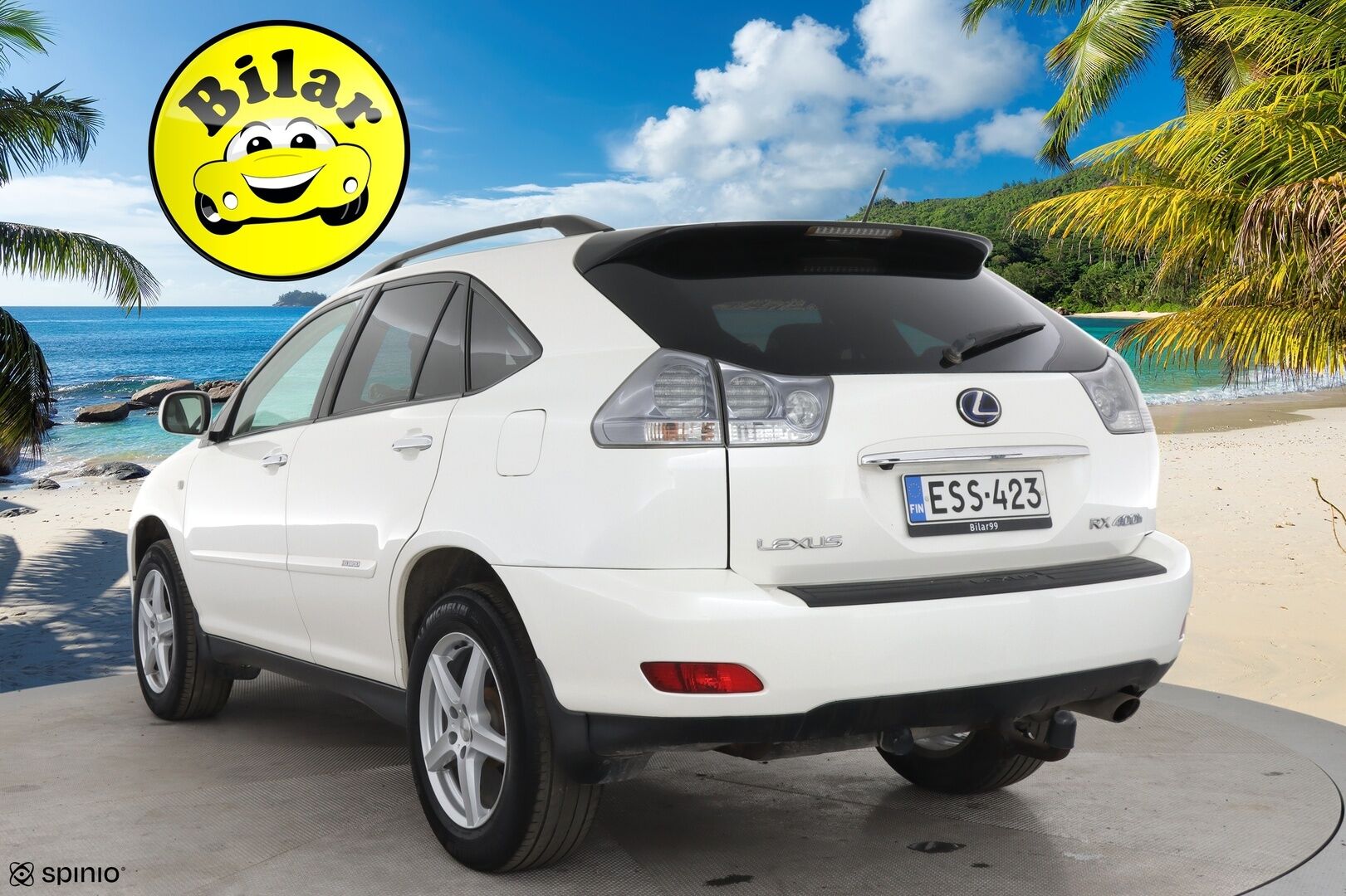 Lexus RX 2008 400h 4WD - | Nahkaverhoilu | Lasikattoluukku | Sähköpenkit muistilla | Näytöt takana | AFS ajovalot | Koukku