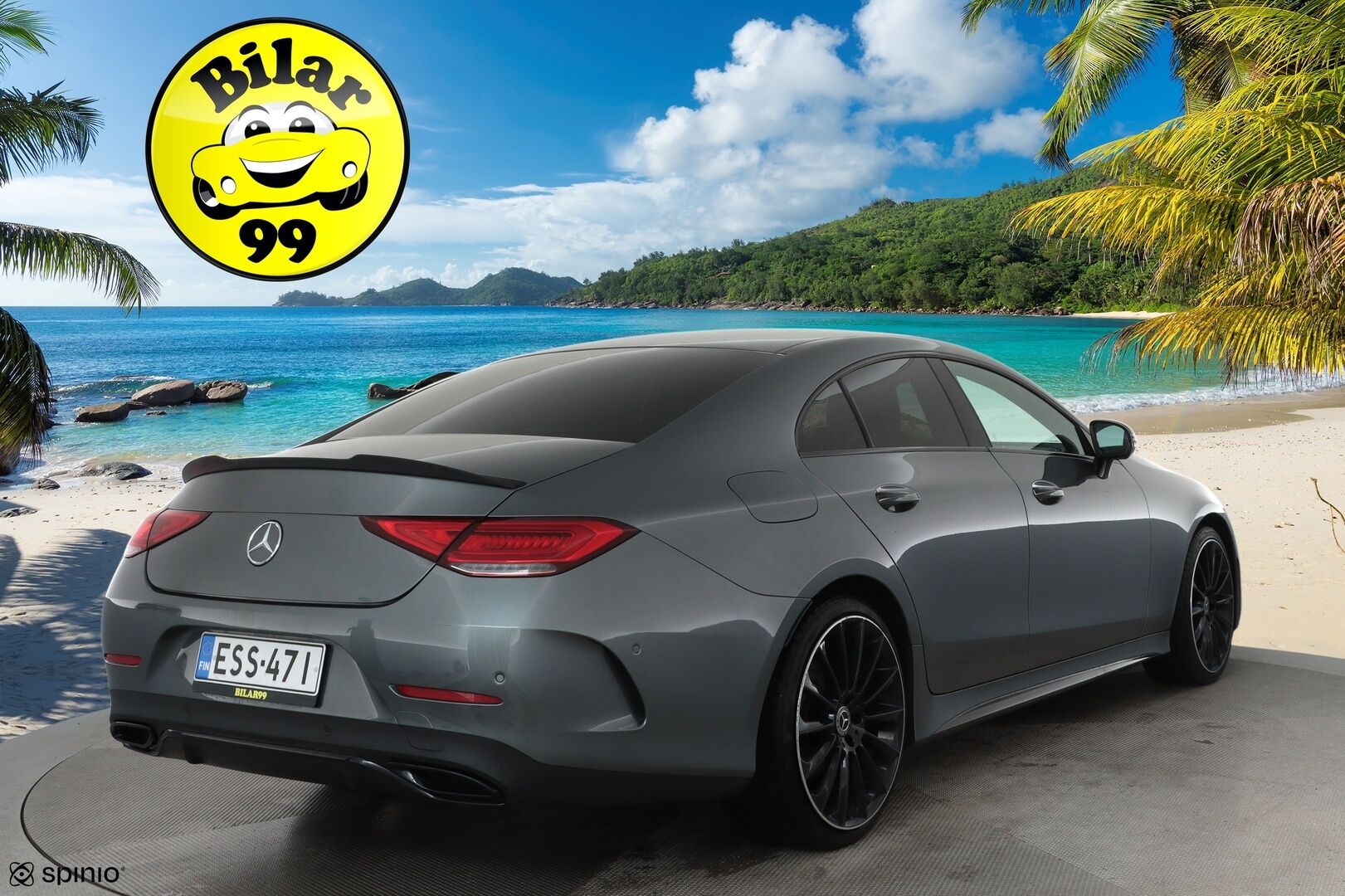 Mercedes-Benz CLS 2018 350 d 4Matic **Burmester / Multibeam LED / Ilma-alusta / 360 kamera / Muistipenkit / Sporttinahat / Lasikatto** - 3,99 % KORKOTARJOUS TÄHÄN AUTOON - 