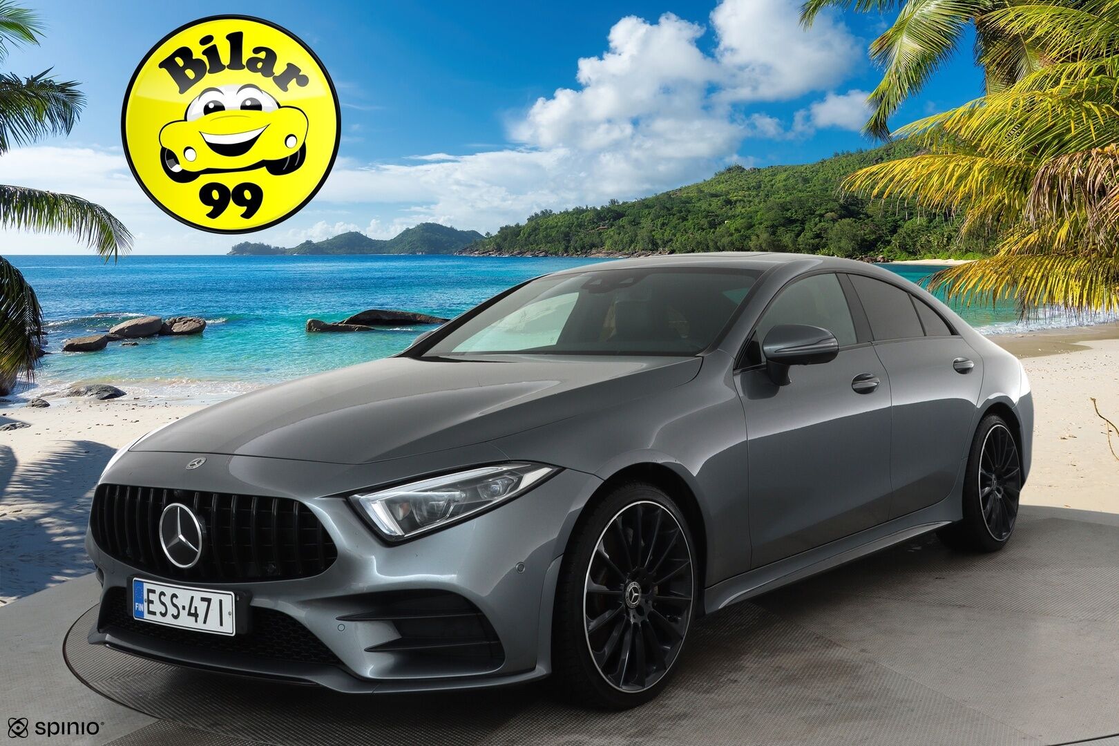 Mercedes-Benz CLS 2018 350 d 4Matic **Burmester / Multibeam LED / Ilma-alusta / 360 kamera / Muistipenkit / Sporttinahat / Lasikatto** - 3,99 % KORKOTARJOUS TÄHÄN AUTOON - 