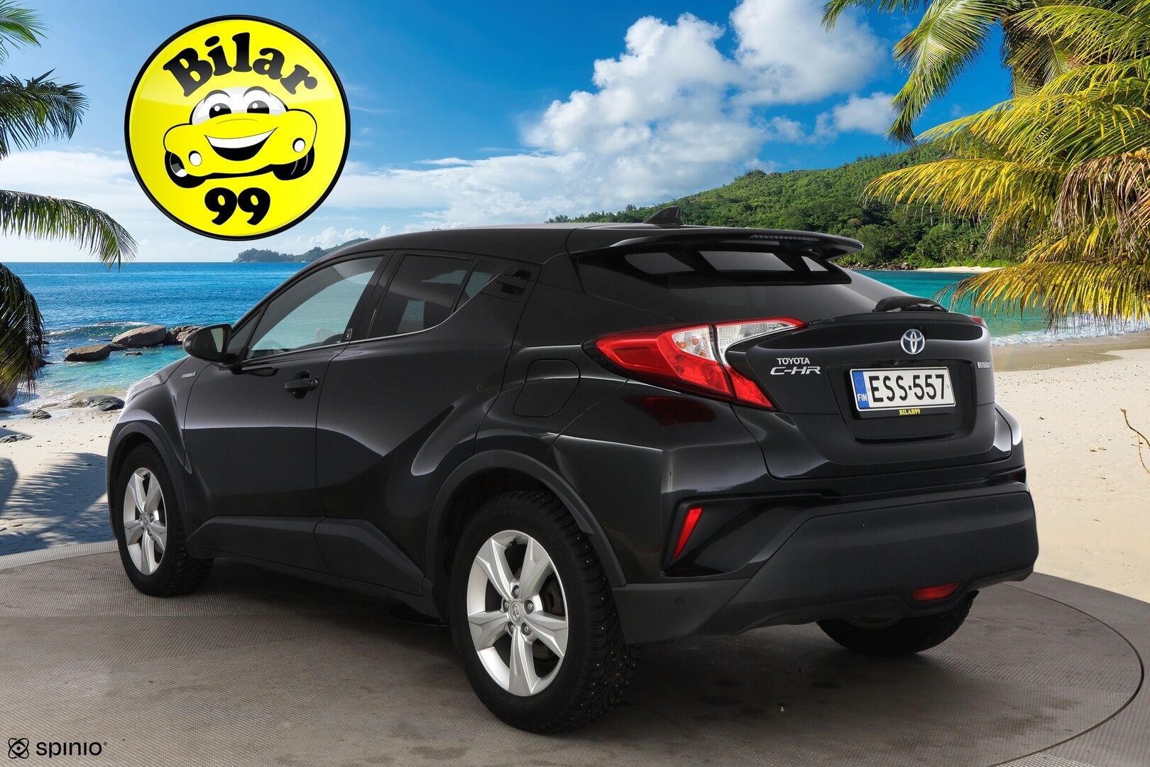 Toyota C-HR 2018 1,8 Hybrid Premium * Adapt.Vakkari / Peruutuskamera / BLIS / Ratinlämmitys / Navi / KeylessGo - Kahdet renkaat aluvantein / Juuri tullut Tampereelle! - HULLUT JOULUT KORKOTARJOUS 2,49% 