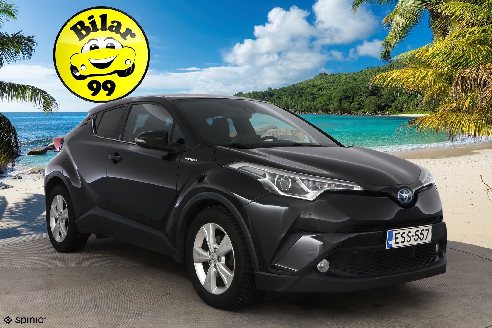 Toyota C-HR 2018 1,8 Hybrid Premium * Adapt.Vakkari / Peruutuskamera / BLIS / Ratinlämmitys / Navi / KeylessGo - Kahdet renkaat aluvantein / Juuri tullut Tampereelle! - HULLUT JOULUT KORKOTARJOUS 2,49% 