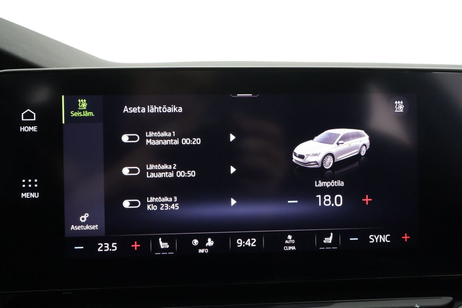 Skoda Octavia 2021 Combi 1,0 TSI Ambition eTEC DSG * Webasto / LED / P.Tutkat / Vakkari / Kaistavahti / Keyless * - 1-om Suomi-auto / Merkkihuollot / Kahdet renkaat aluvanteilla
