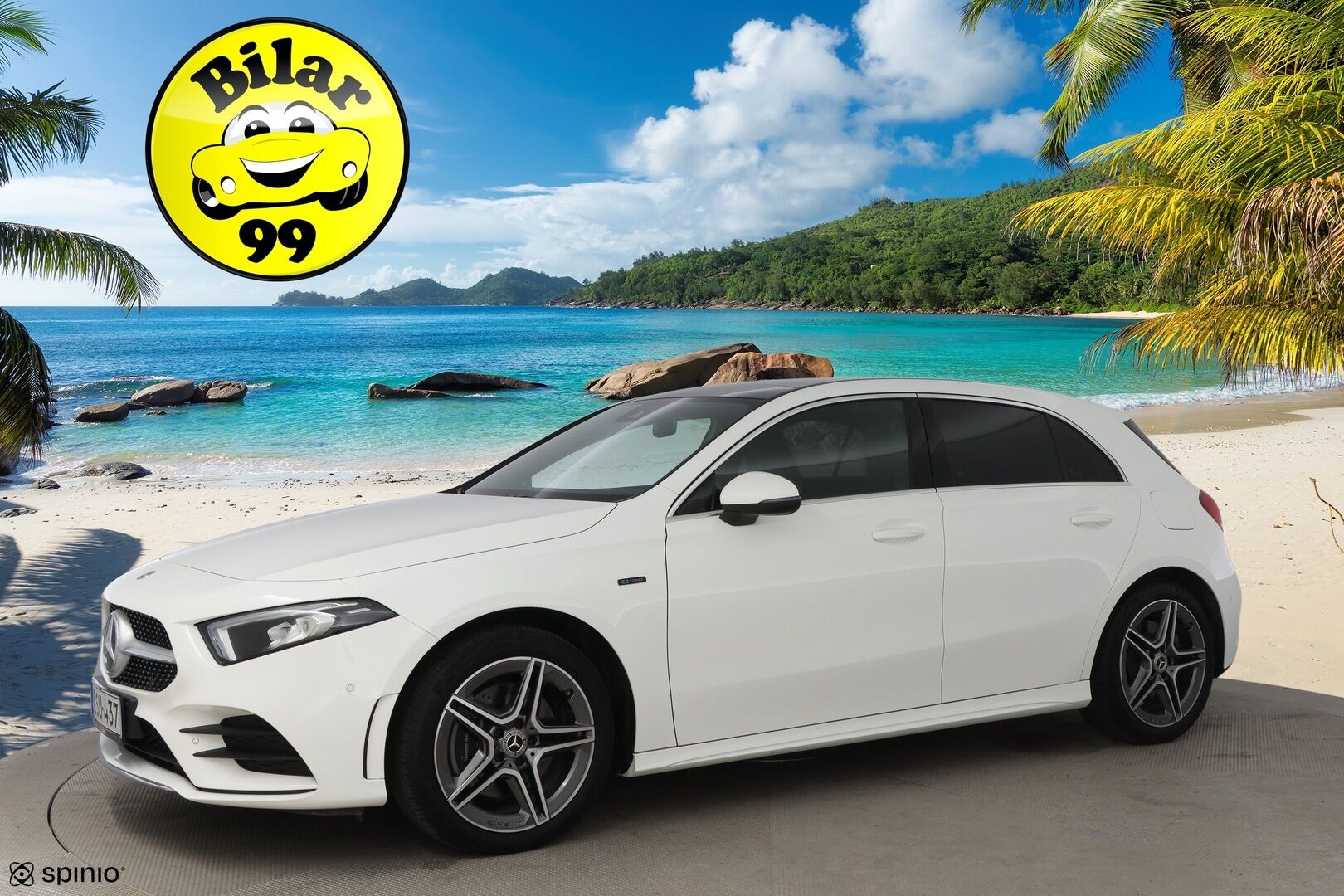 Mercedes-Benz A 2021 250 e A Business AMG Edition EQ Power * Widescreen / Nahka-Alcantara / Kattoluukku / LED High Performance / Peruutuskamera - 2x Renkaat aluvantein / 2x Laturit / Upea yksilö!