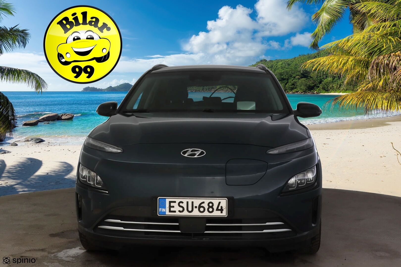 Hyundai KONA 2022 electric 64 kWh 204 hv Style MY21 * ILP / HUD / ACC / Digimittaristo / Peruutuskamera / BLIS / Sähköpenkit / Lämpöratti * - * Akku tarkistettu / Siistikuntoinen / 2x hyvät renkaat vanteineen *