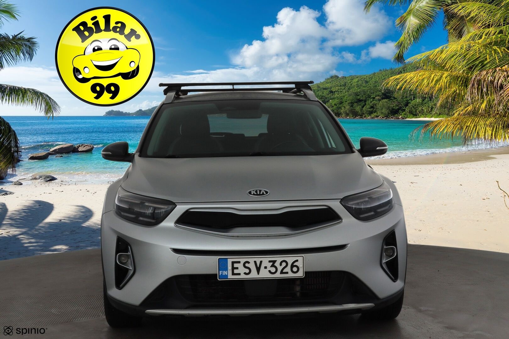 Kia Stonic 2021 1,0 T-GDI Mild Hybrid 120hv EX Design DCT * Vakkari / P.kamera / Koukku / Lohko+Sisä / LED / Puolinahat * - 1.Om Suomi-auto / Kahdet renkaat aluvanteilla / Merkkihuollettu