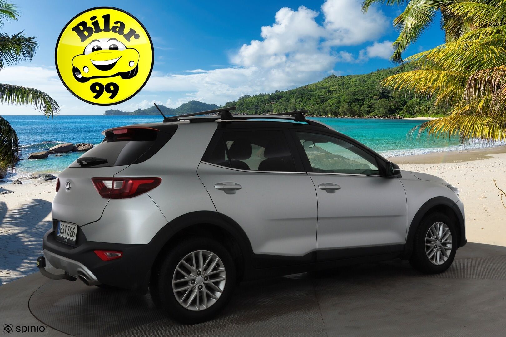 Kia Stonic 2021 1,0 T-GDI Mild Hybrid 120hv EX Design DCT * Vakkari / P.kamera / Koukku / Lohko+Sisä / LED / Puolinahat * - 1.Om Suomi-auto / Kahdet renkaat aluvanteilla / Merkkihuollettu