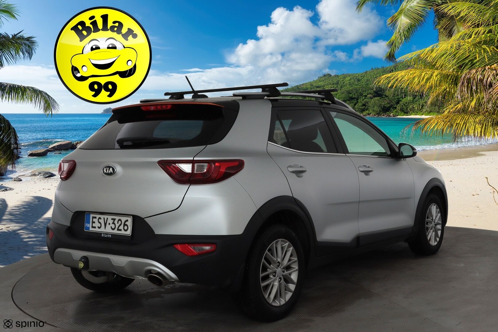 Kia Stonic 2021 1,0 T-GDI Mild Hybrid 120hv EX Design DCT * Vakkari / P.kamera / Koukku / Lohko+Sisä / LED / Puolinahat * - 1.Om Suomi-auto / Kahdet renkaat aluvanteilla / Merkkihuollettu