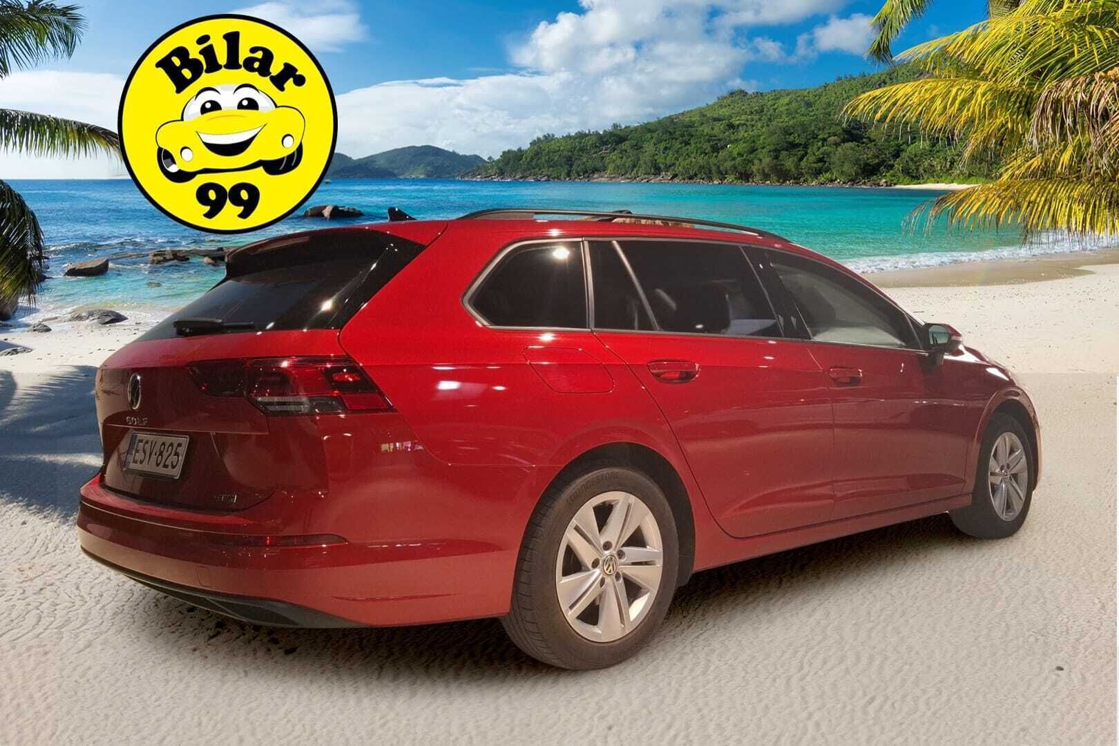 Volkswagen Golf 2021 Variant Comfort 1.0 eTSI (MHEV) 81 kW DSG-automaatti - Suomiauto / Webasto / Adapt.Vakkari / Digimittaristo / LED / Navi / KeylessGo / 2x Hyvät renkaat aluvantein!