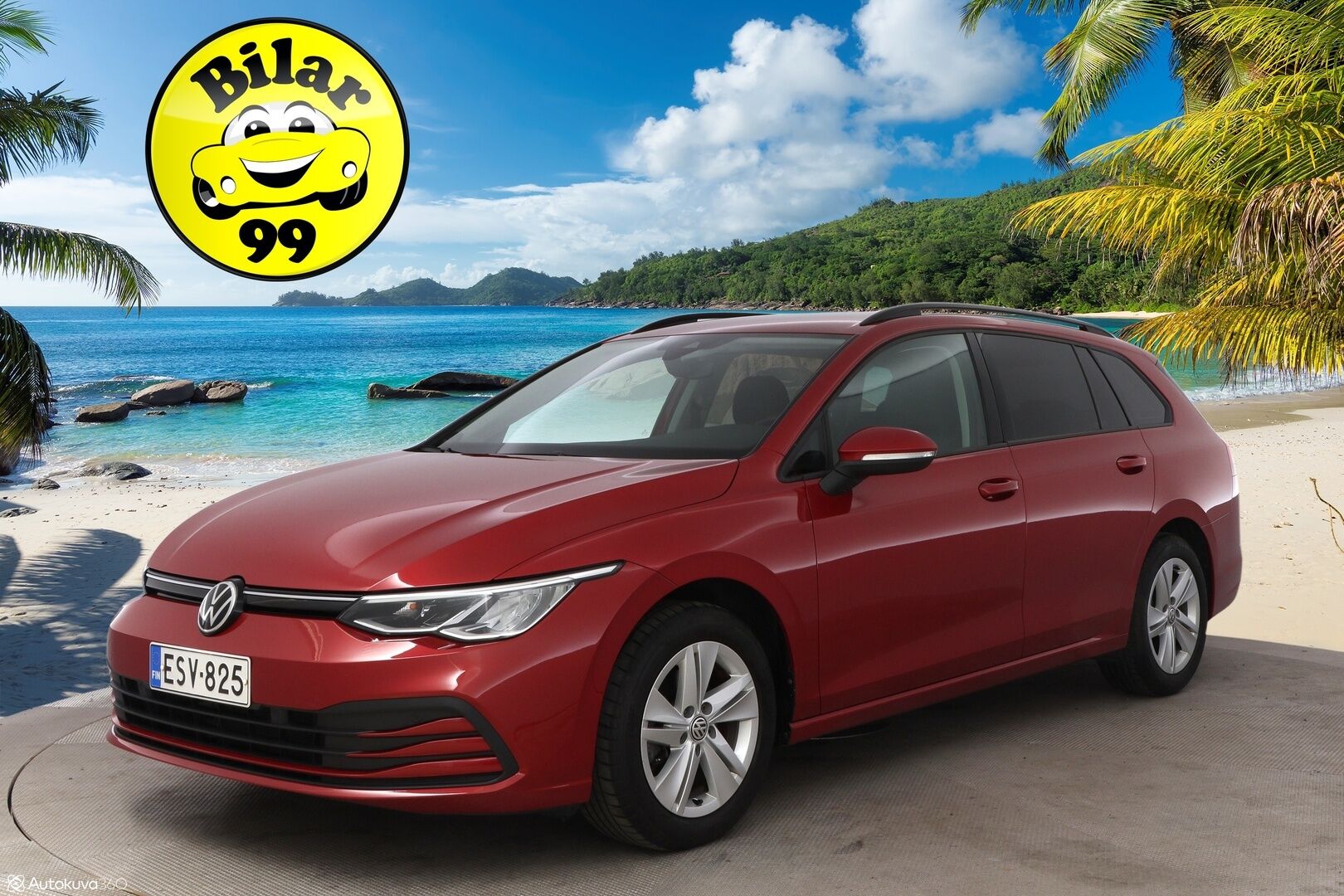 Volkswagen Golf 2021 Variant Comfort 1.0 eTSI (MHEV) 81 kW DSG-automaatti - Suomiauto / Webasto / Adapt.Vakkari / Digimittaristo / LED / Navi / KeylessGo / 2x Hyvät renkaat aluvantein!