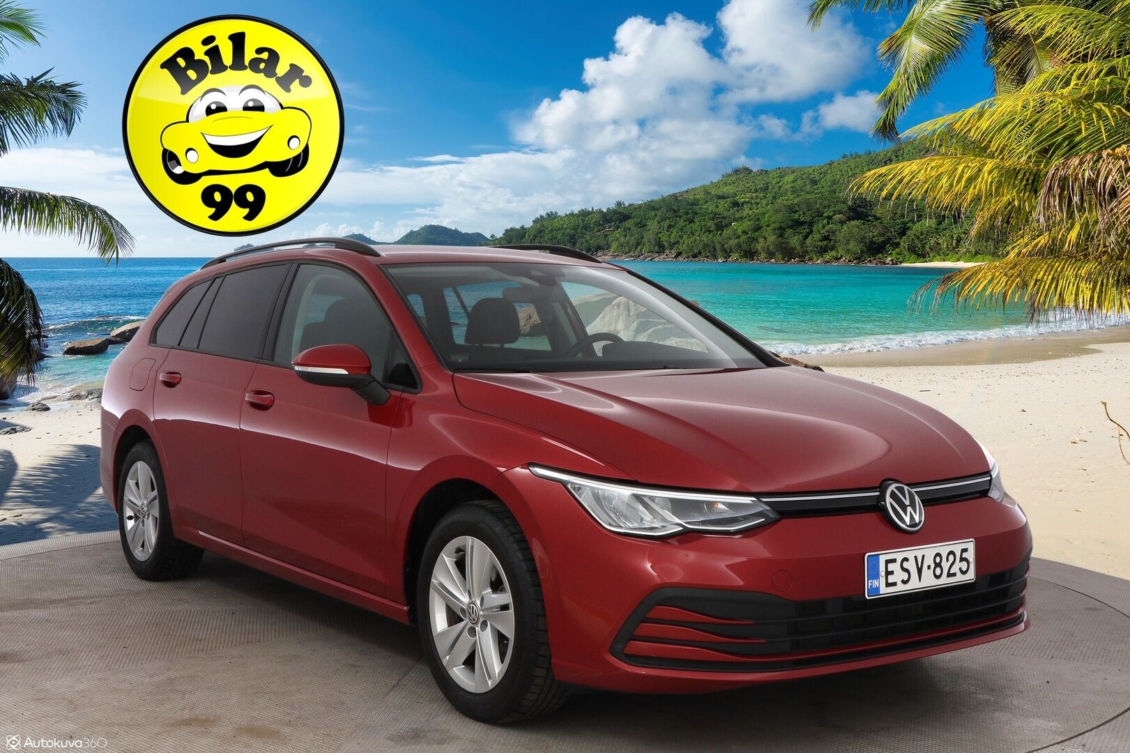 Volkswagen Golf 2021 Variant Comfort 1.0 eTSI (MHEV) 81 kW DSG-automaatti - Suomiauto / Webasto / Adapt.Vakkari / Digimittaristo / LED / Navi / KeylessGo / 2x Hyvät renkaat aluvantein!